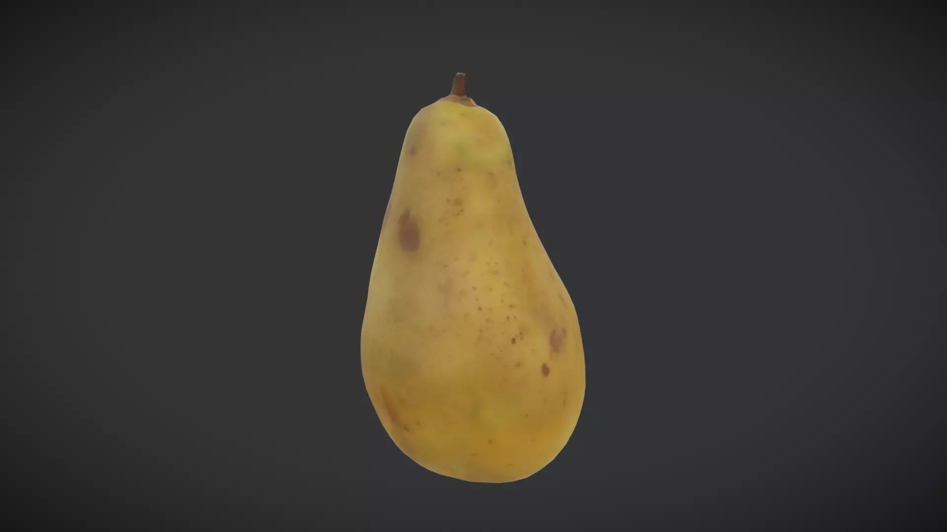 Pear 2 Low-poly 3D model