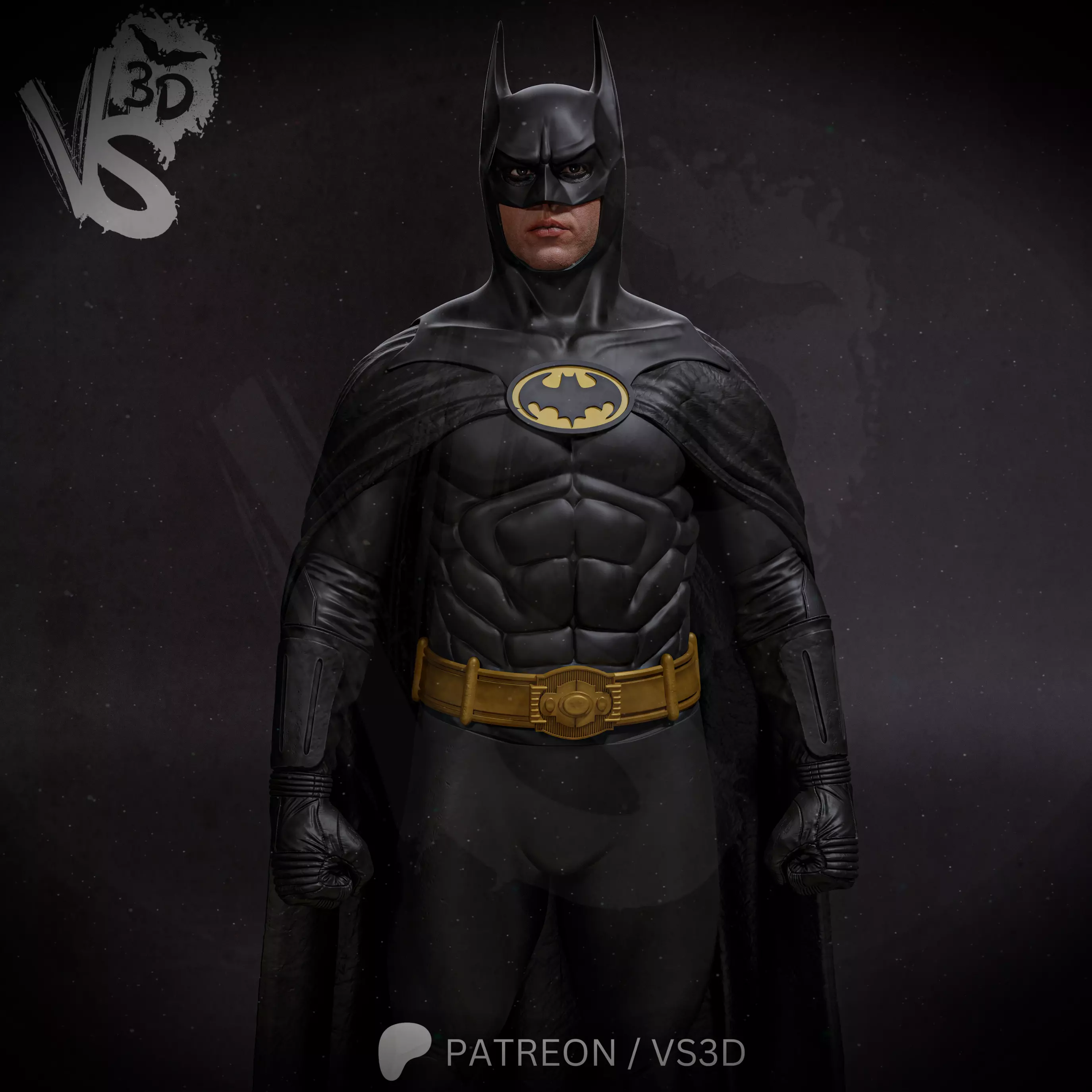 1989 Batman 3D print model_4