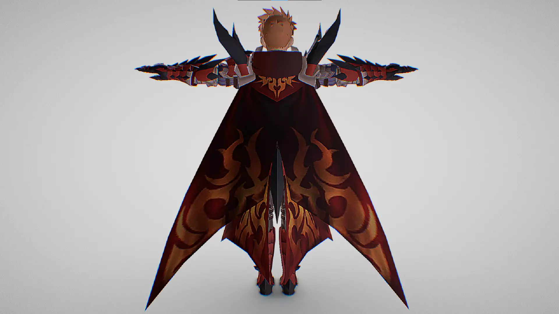 Ryuga - Rathalos Armor Set - Monster Hunter Riders Low-poly 3D model_3