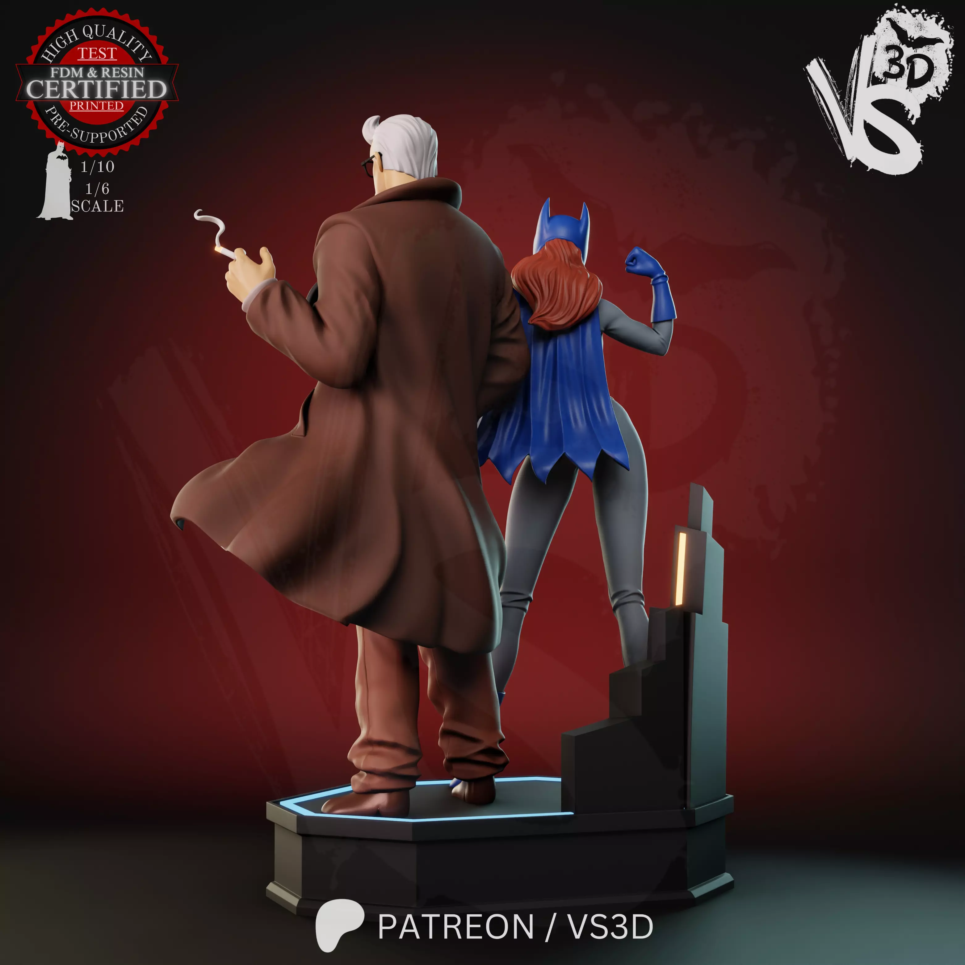 Jim and Barbara-Batgirl 3D print model_9