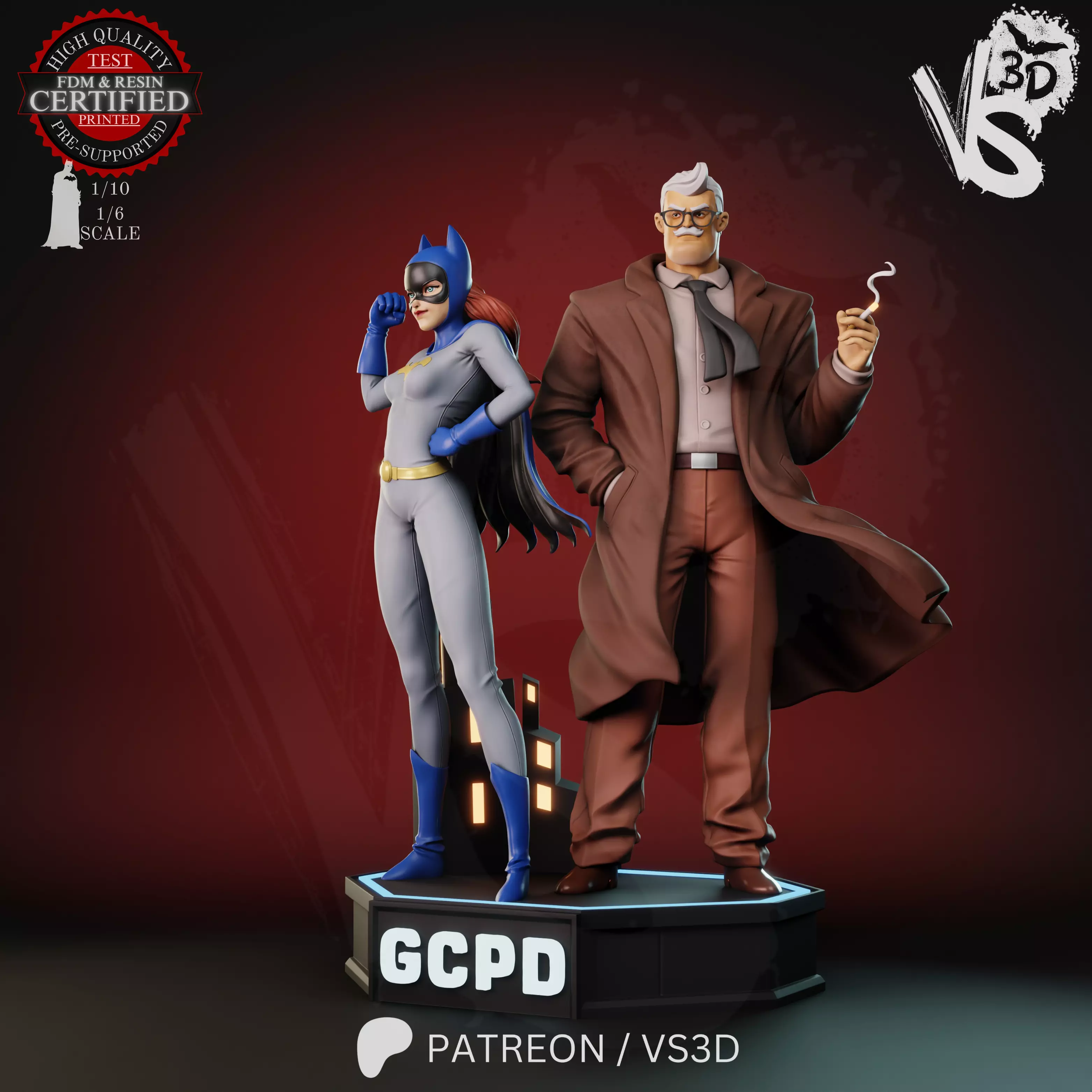 Jim and Barbara-Batgirl 3D print model_6