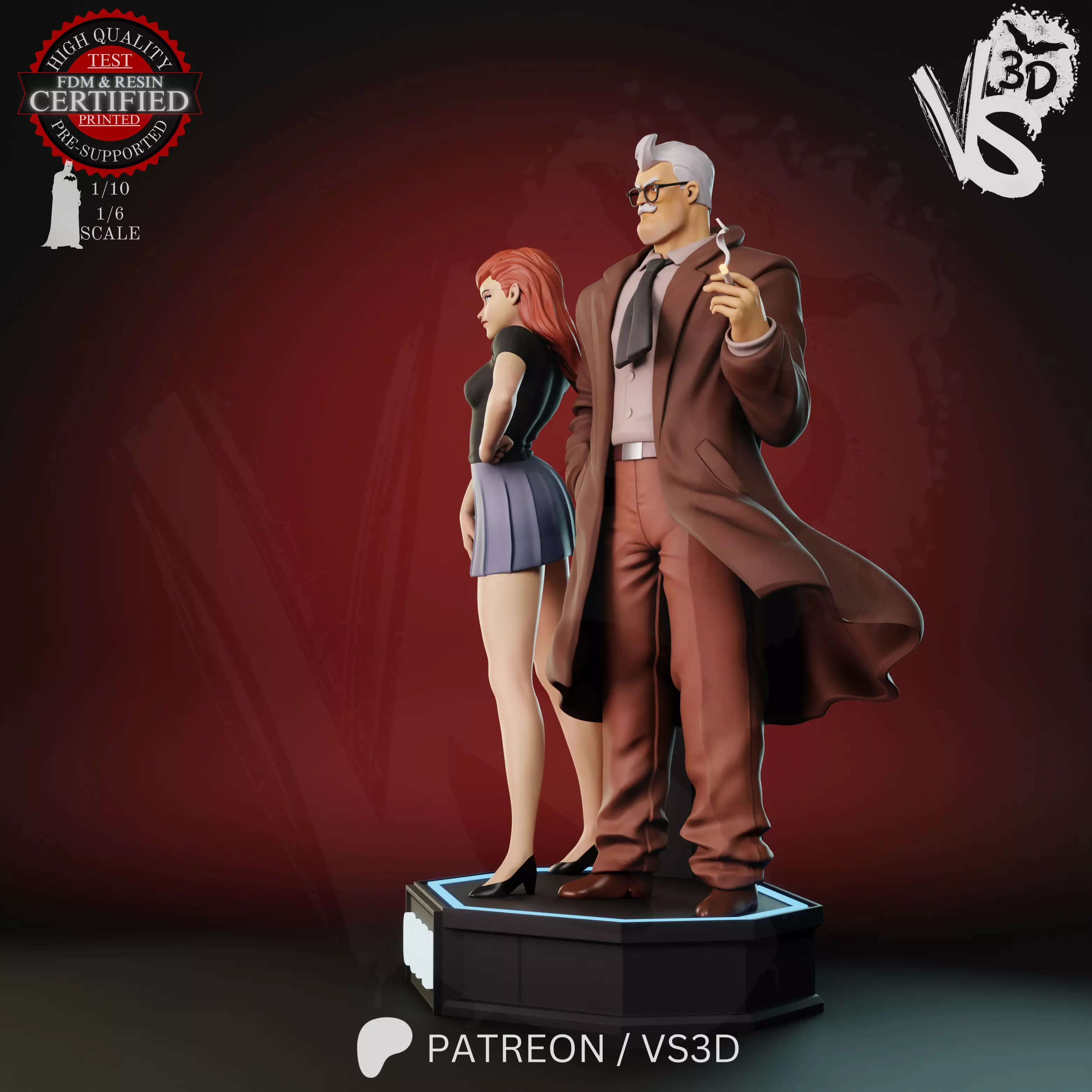 Jim and Barbara-Batgirl 3D print model_2