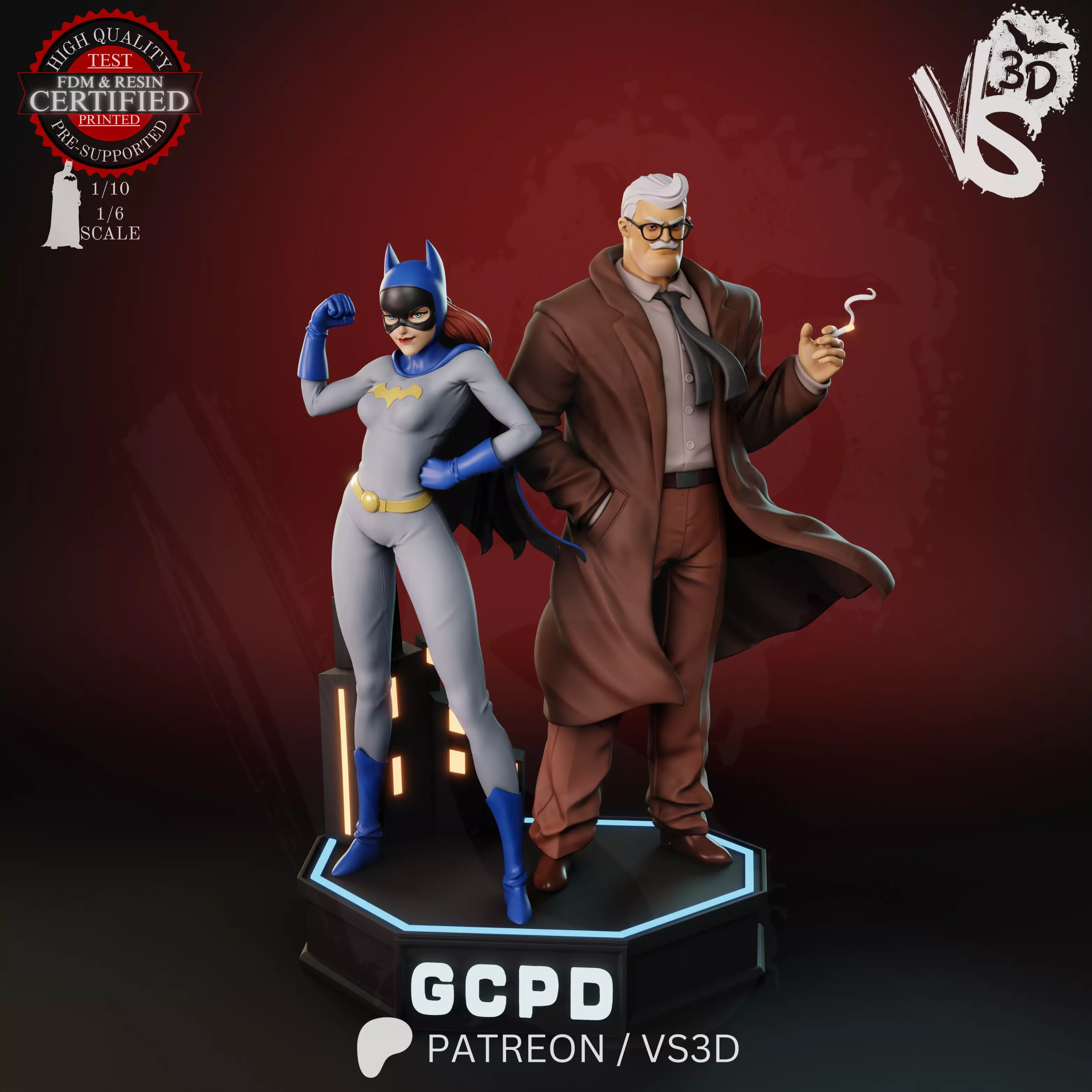 Jim and Barbara-Batgirl 3D print model_3