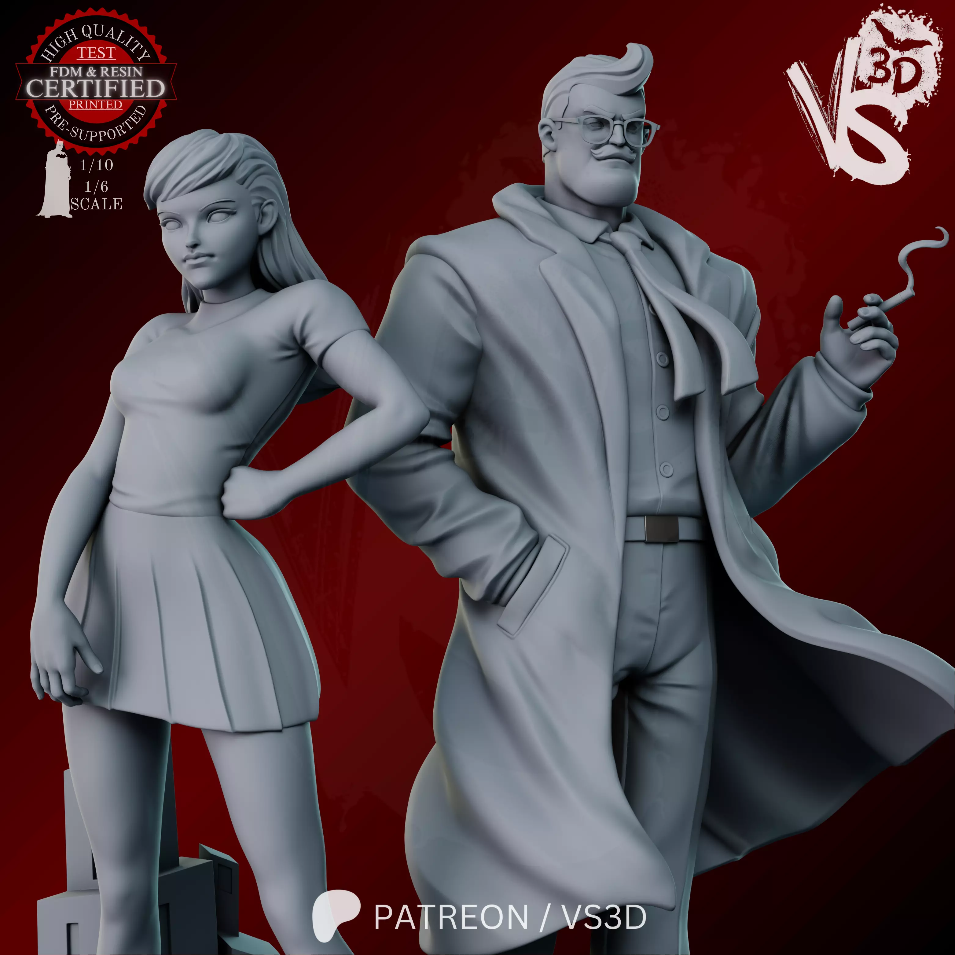 Jim and Barbara-Batgirl 3D print model_23