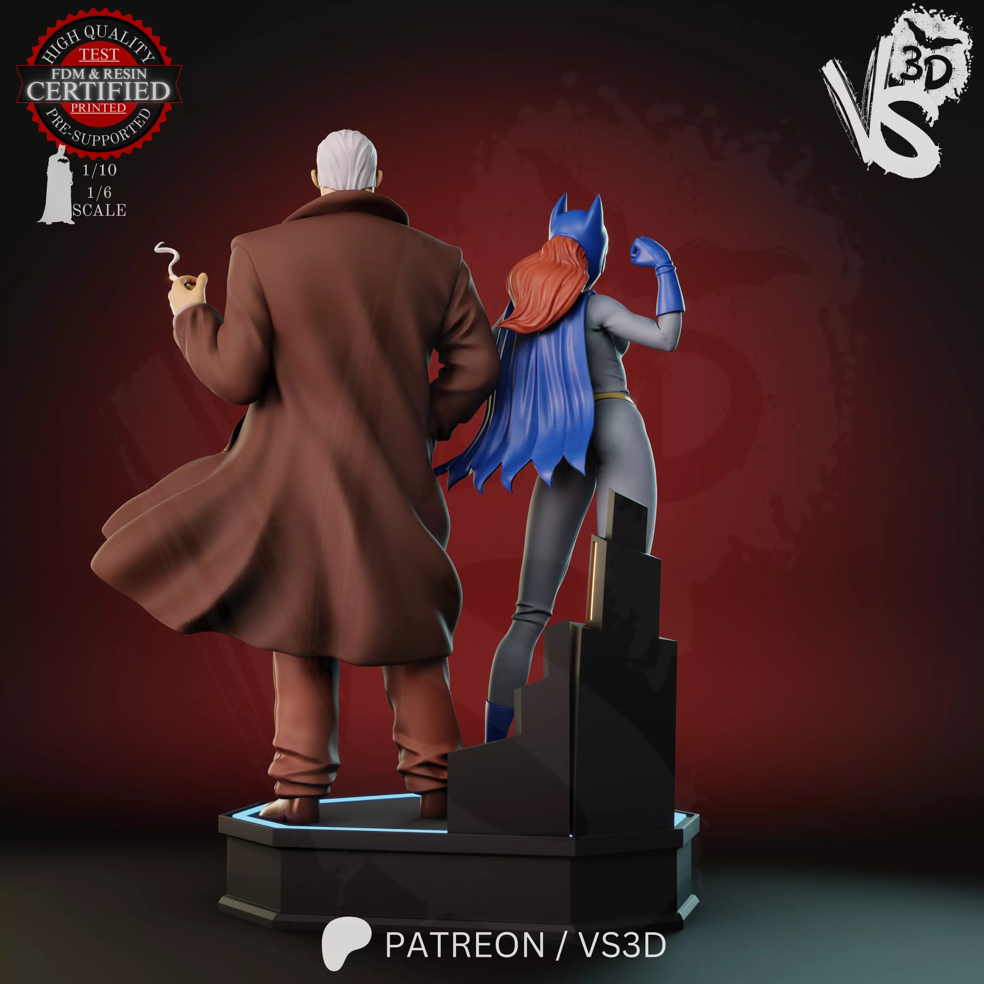 Jim and Barbara-Batgirl 3D print model_8