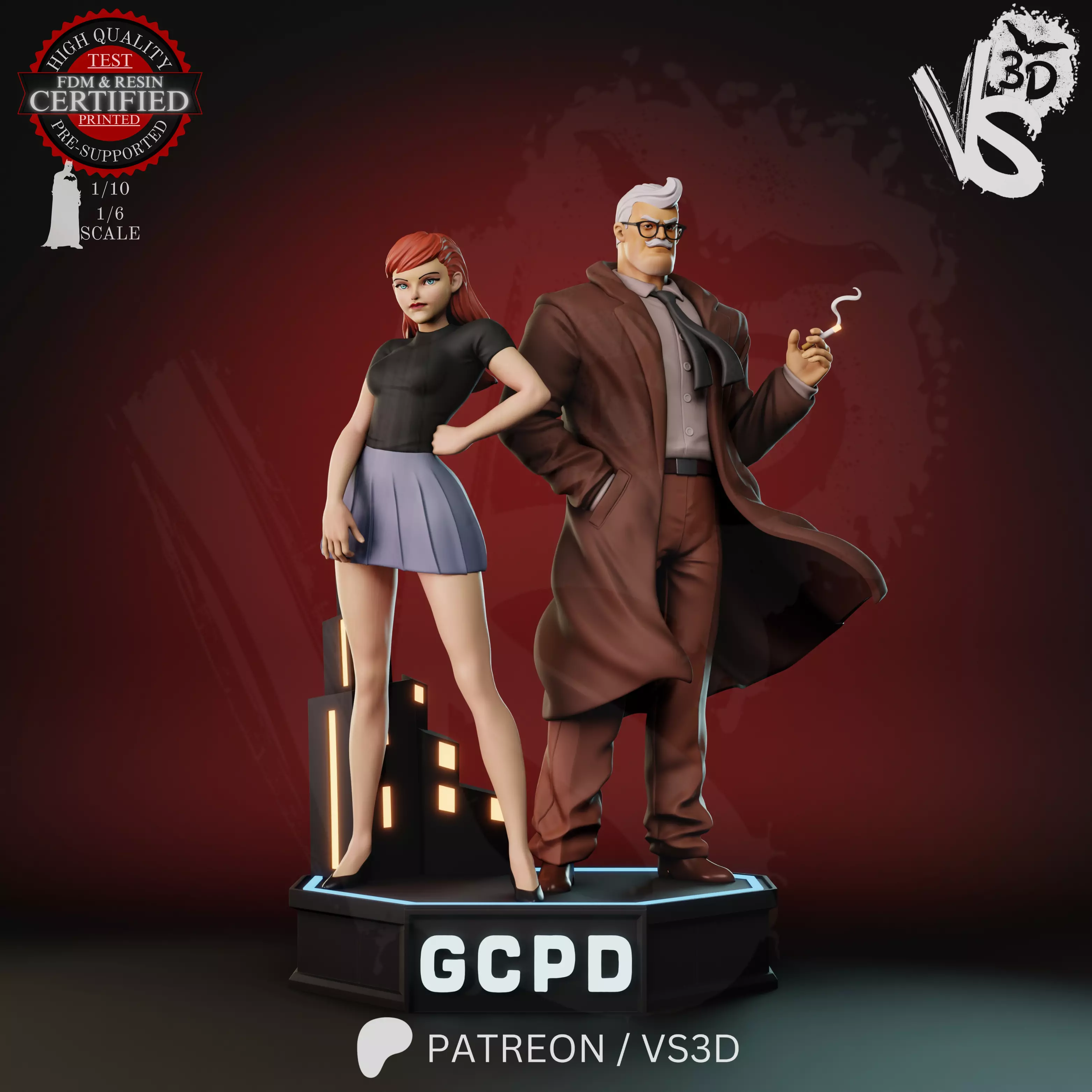 Jim and Barbara-Batgirl 3D print model_20