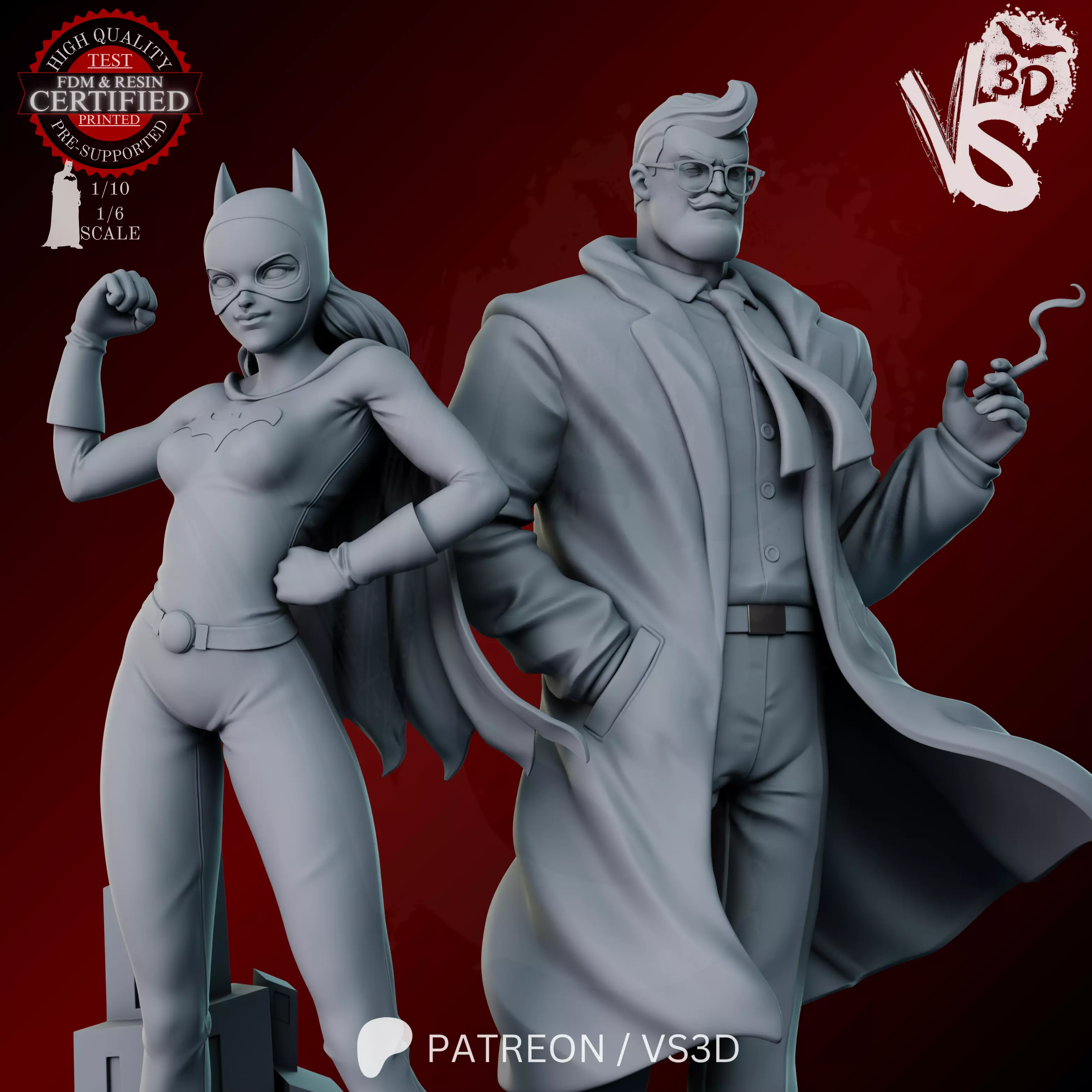 Jim and Barbara-Batgirl 3D print model_22