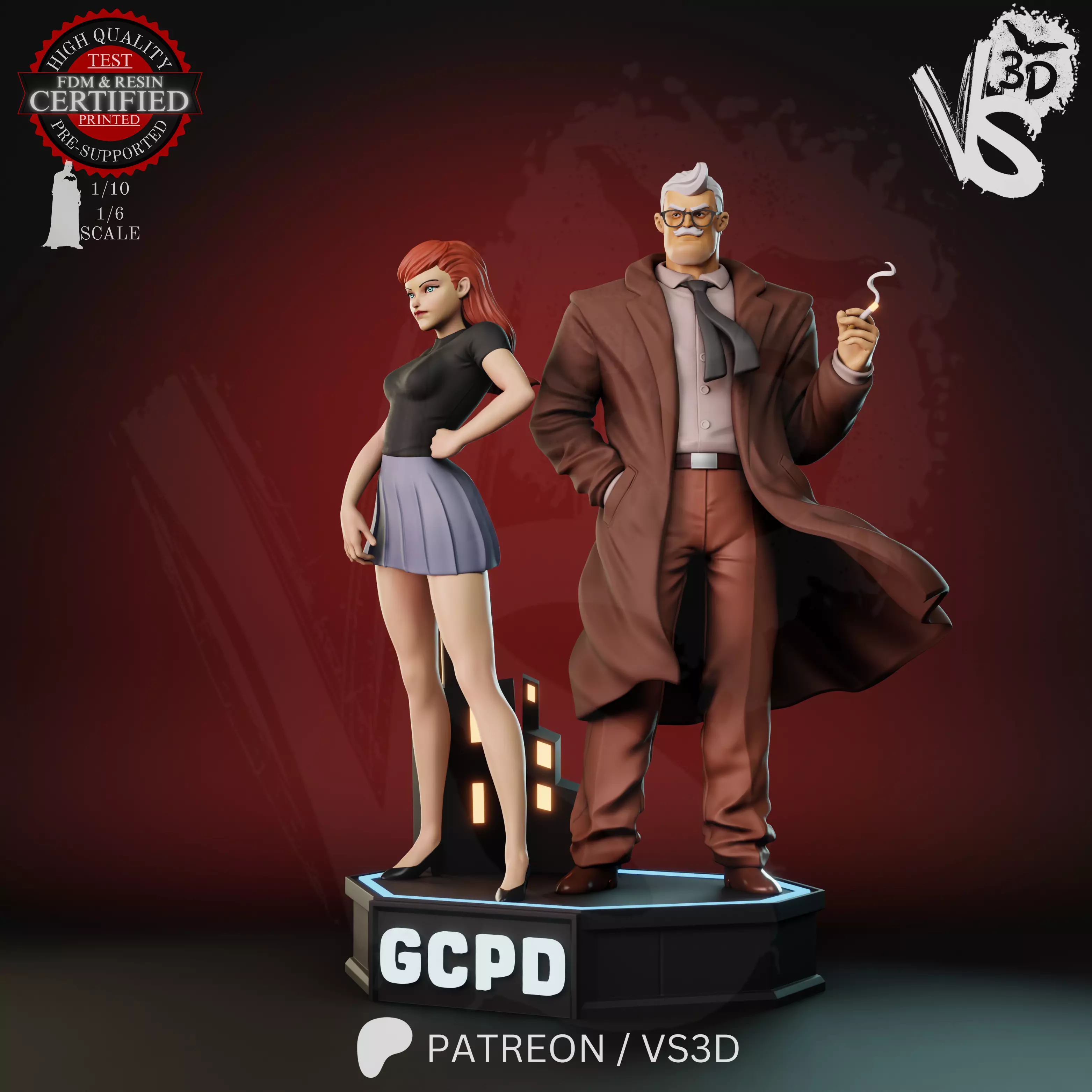 Jim and Barbara-Batgirl 3D print model_18