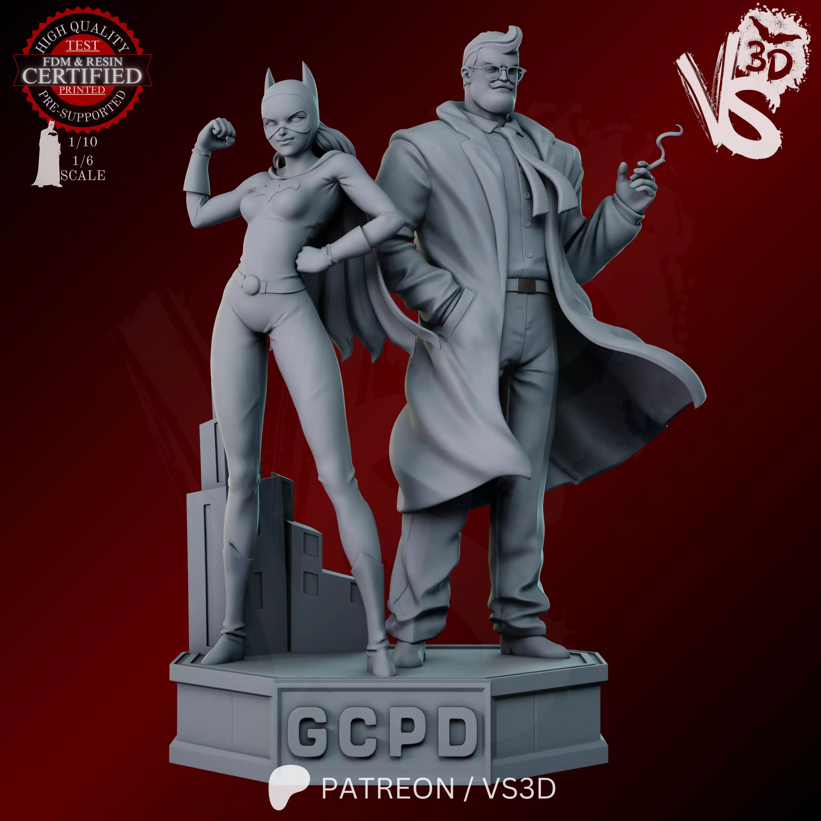 Jim and Barbara-Batgirl 3D print model_21
