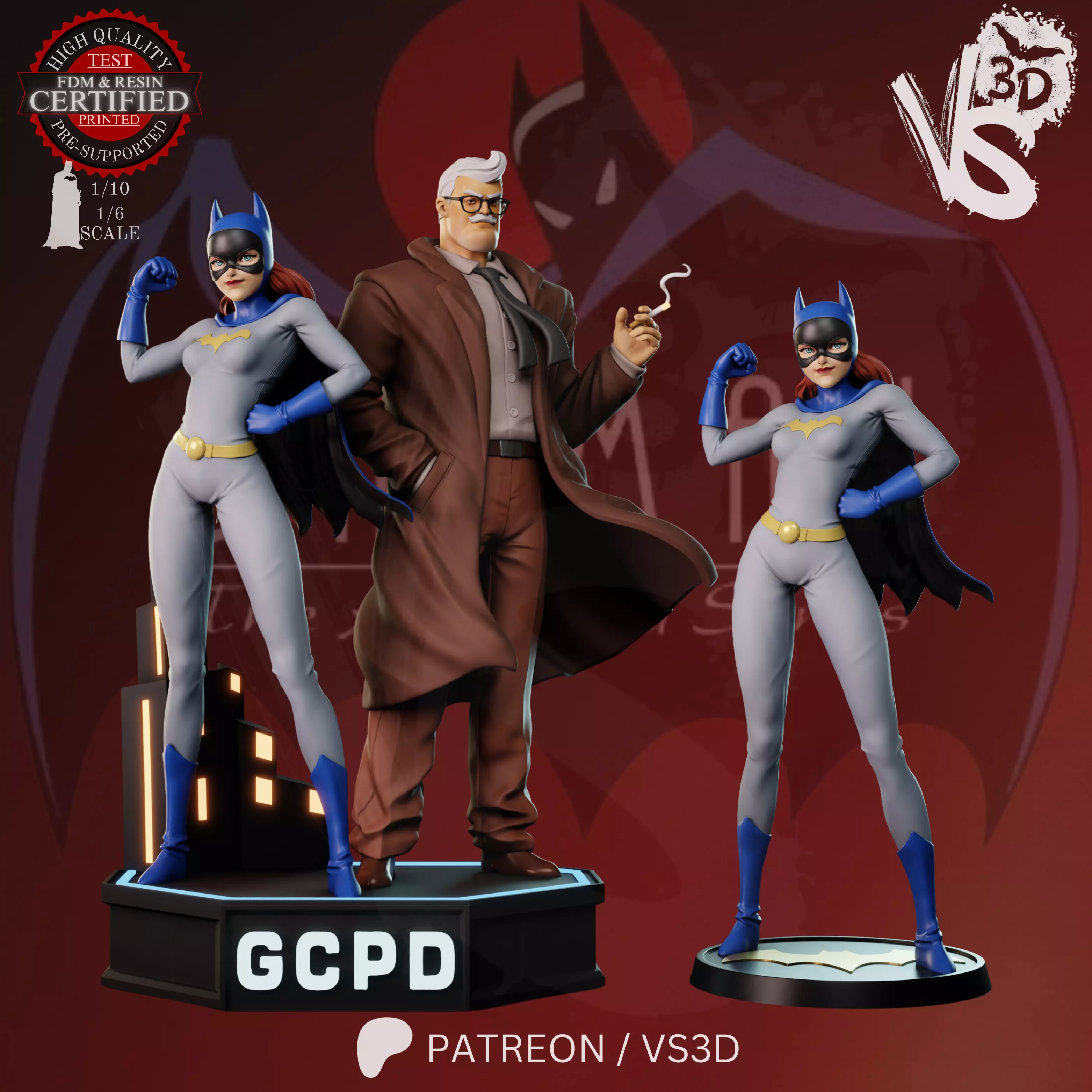 Jim and Barbara-Batgirl 3D print model_10