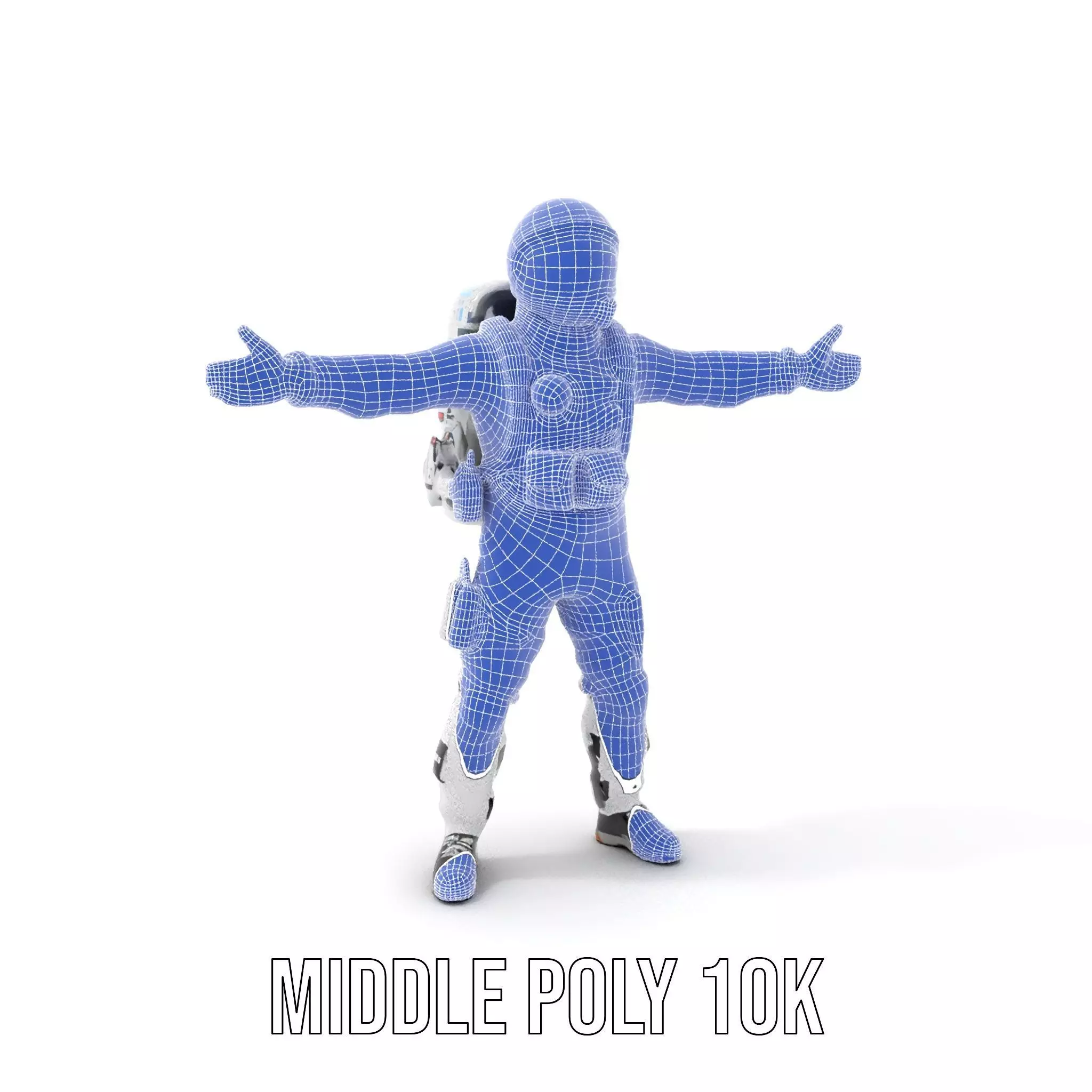 Pristine Astronaut Suit model pack Low-poly 3D model_24