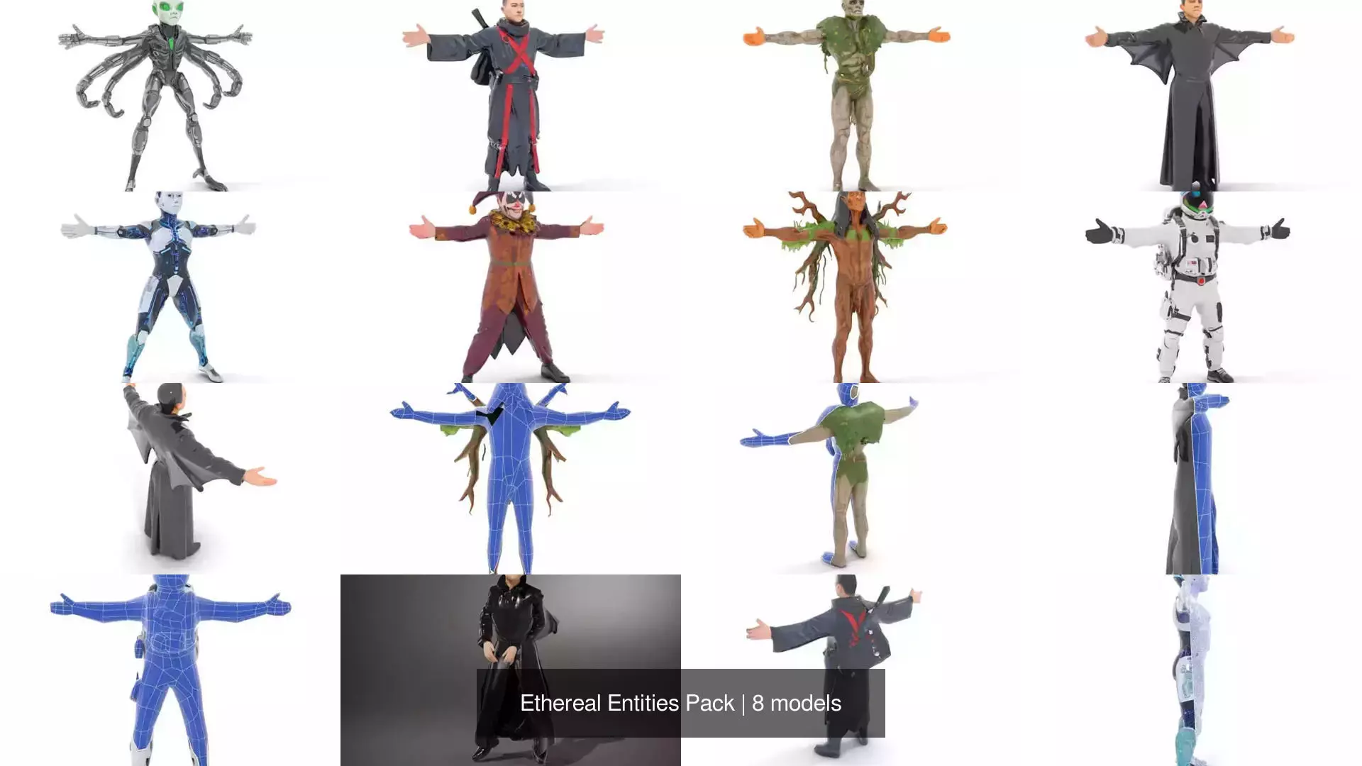 Ethereal Entities Pack 3D Model Collection_0