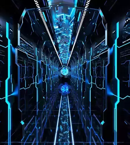 Futuristic Sci-Fi Corridor