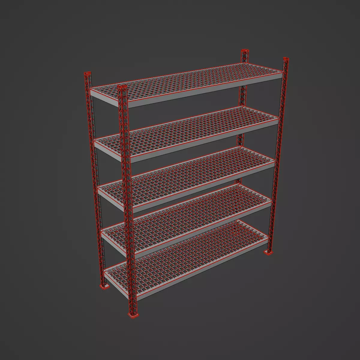 Iron Shelf 06 3D model_8