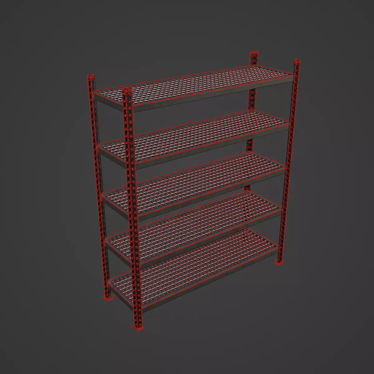Iron Shelf 06 3D model_7