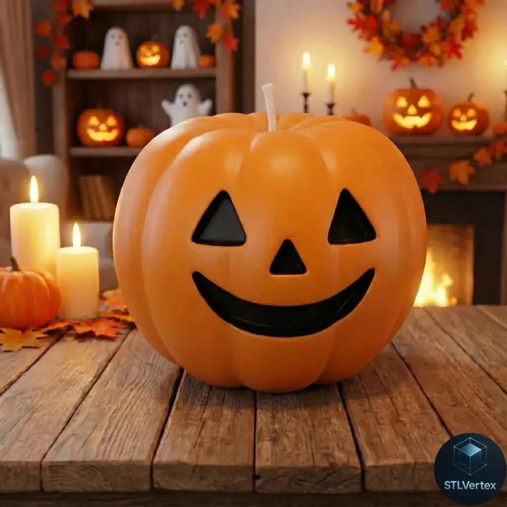 Chibi Pumpkin 3D Print Model STL 3D print model