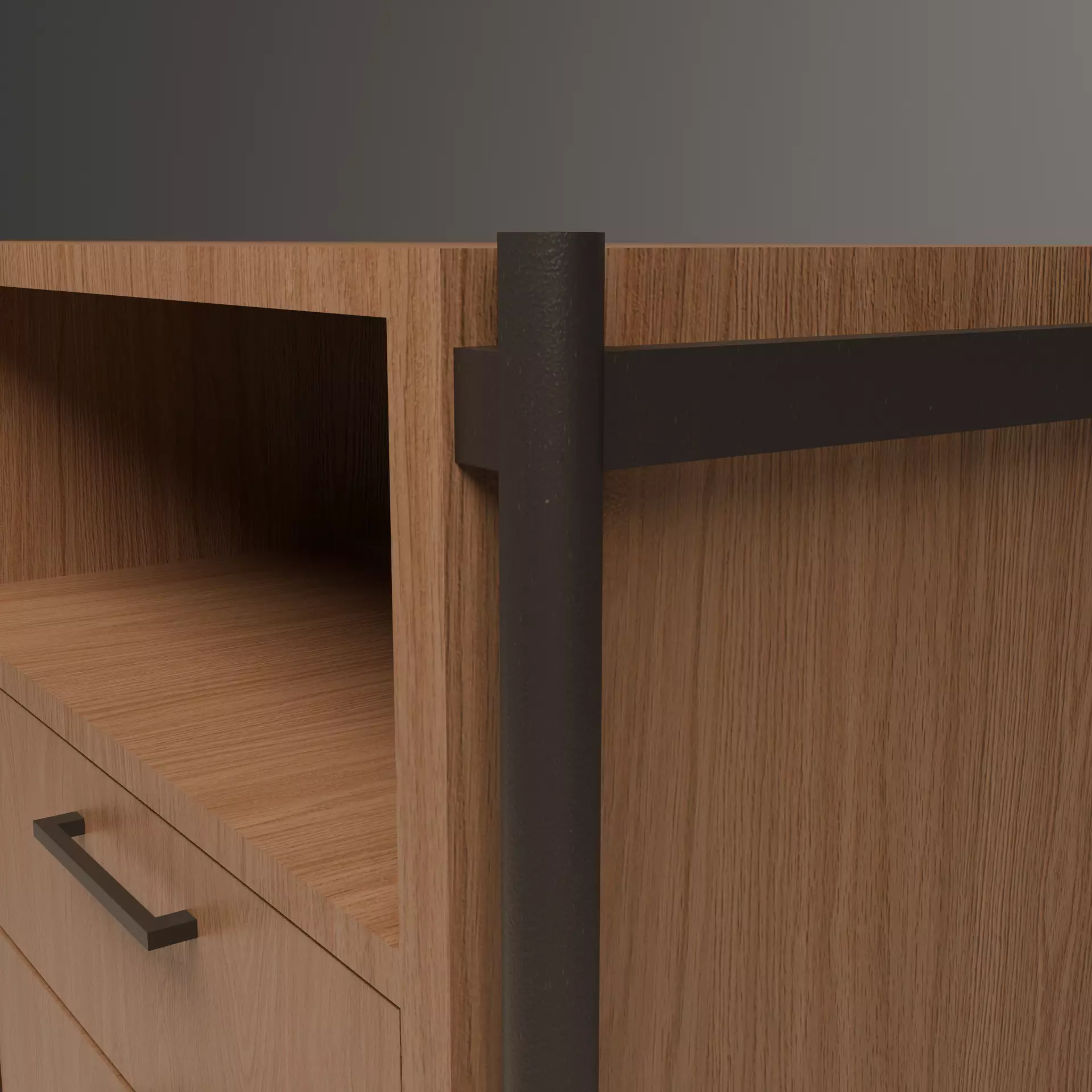 Furniture set Low-poly 3D model_20