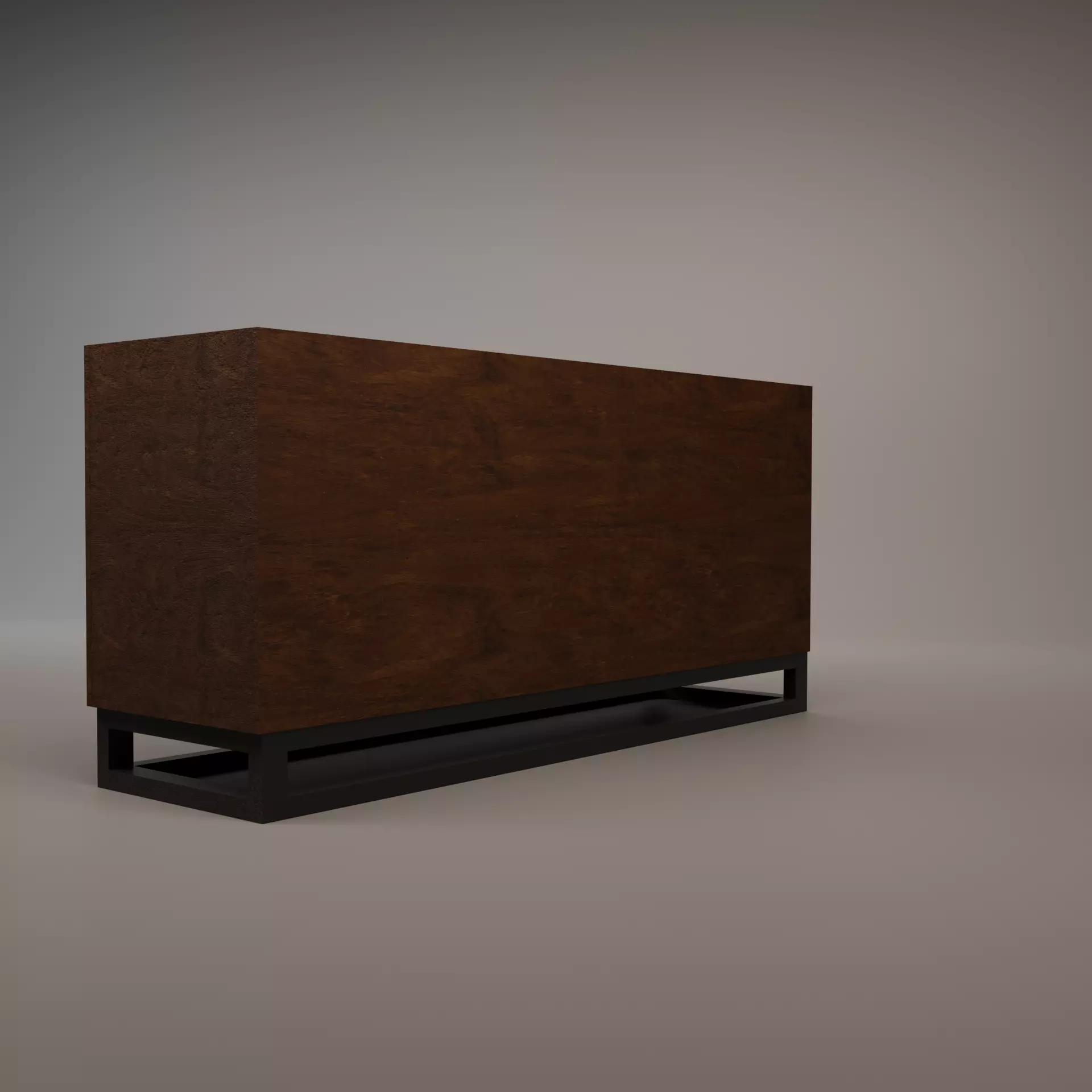 Furniture set Low-poly 3D model_16