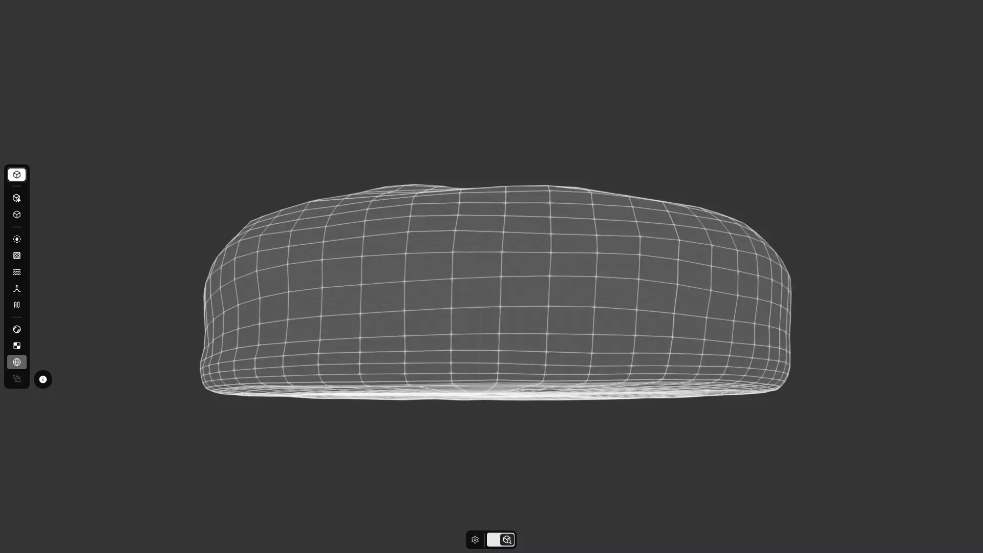 Honey Cake Low-poly 3D model_4