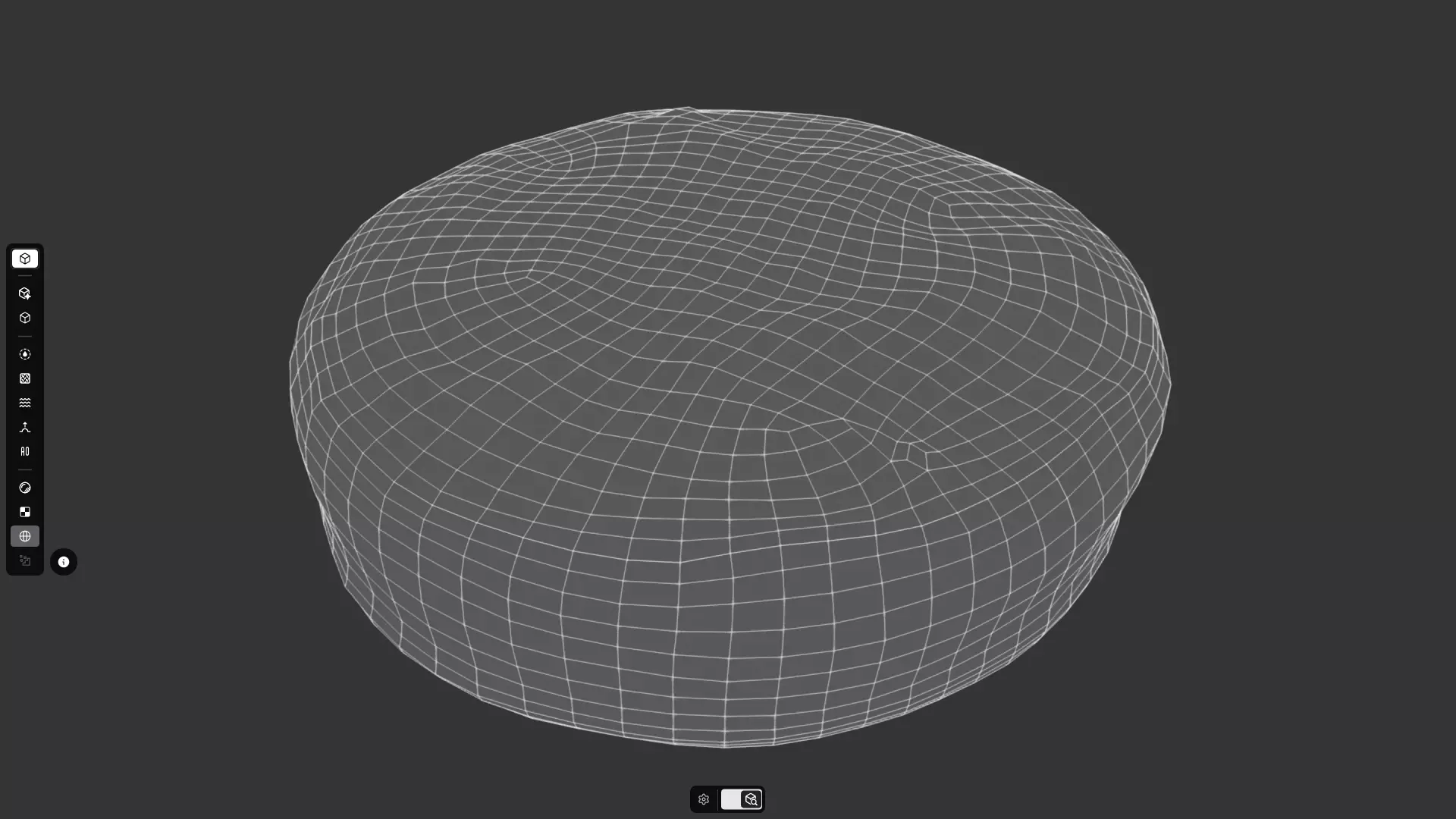 Honey Cake Low-poly 3D model_2