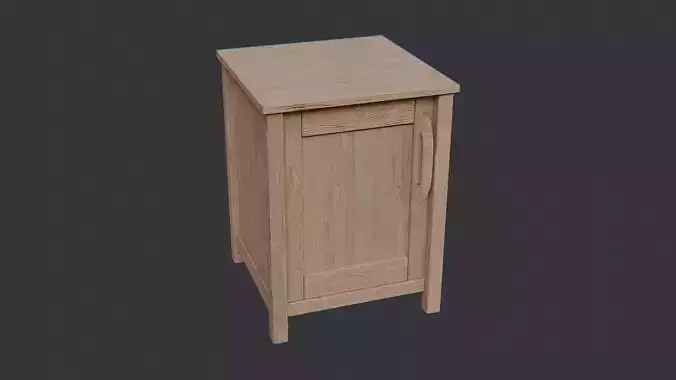 Wood Spa Bedside Cabinet
