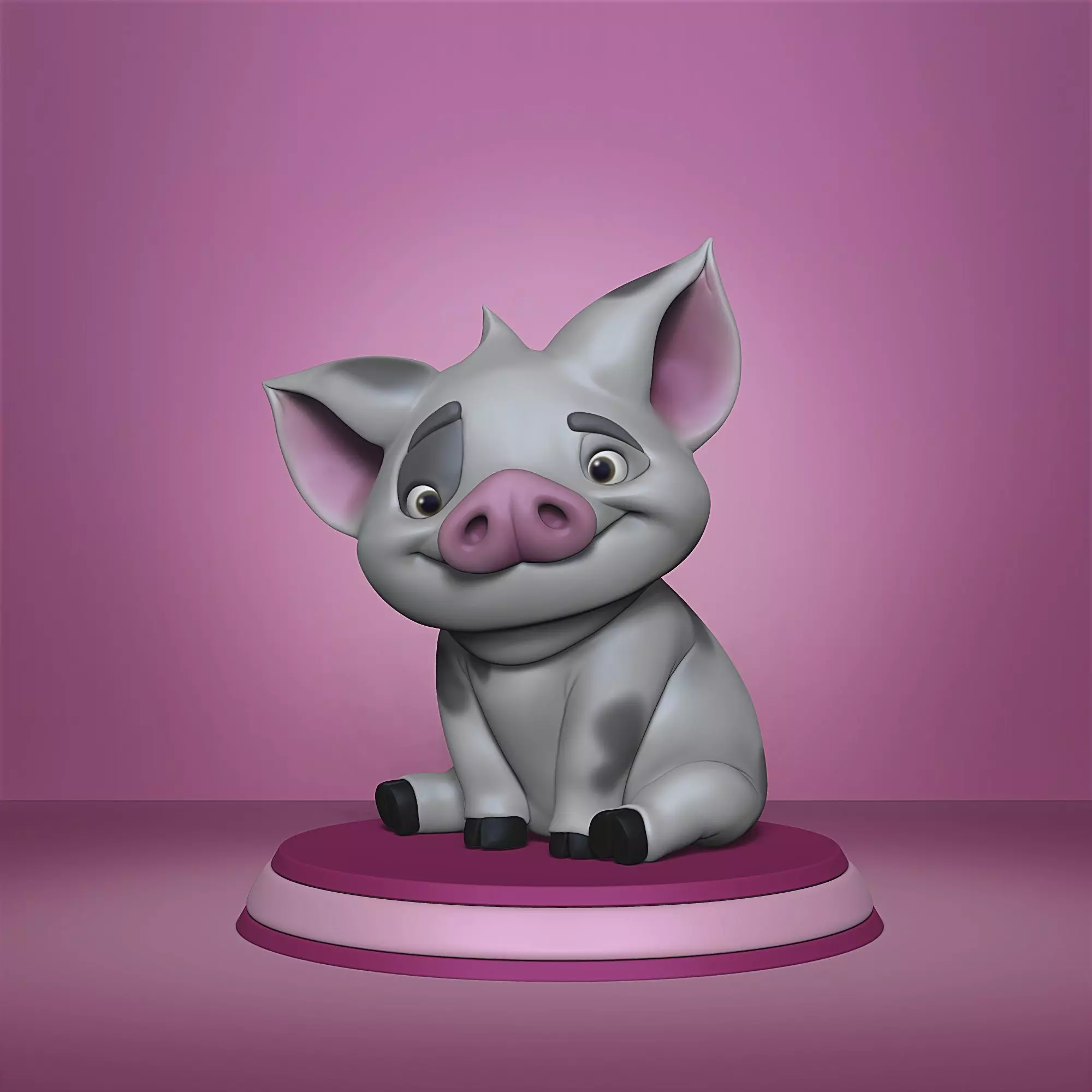 Pua - Moana - disney - 010 3D print model_0