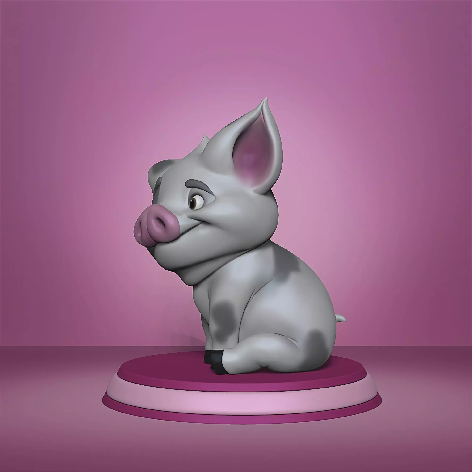 Pua - Moana - disney - 010 3D print model_1