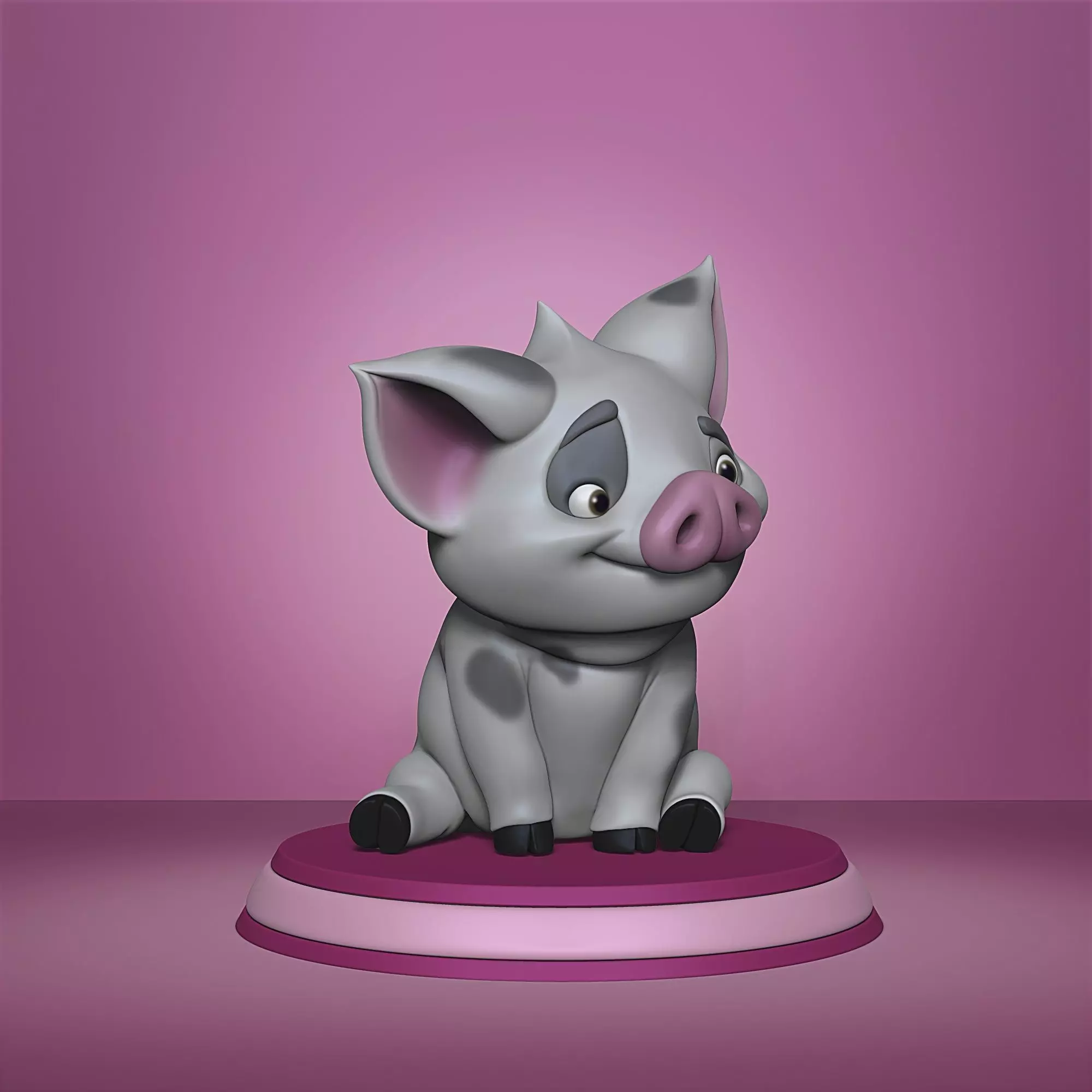 Pua - Moana - disney - 010 3D print model_7