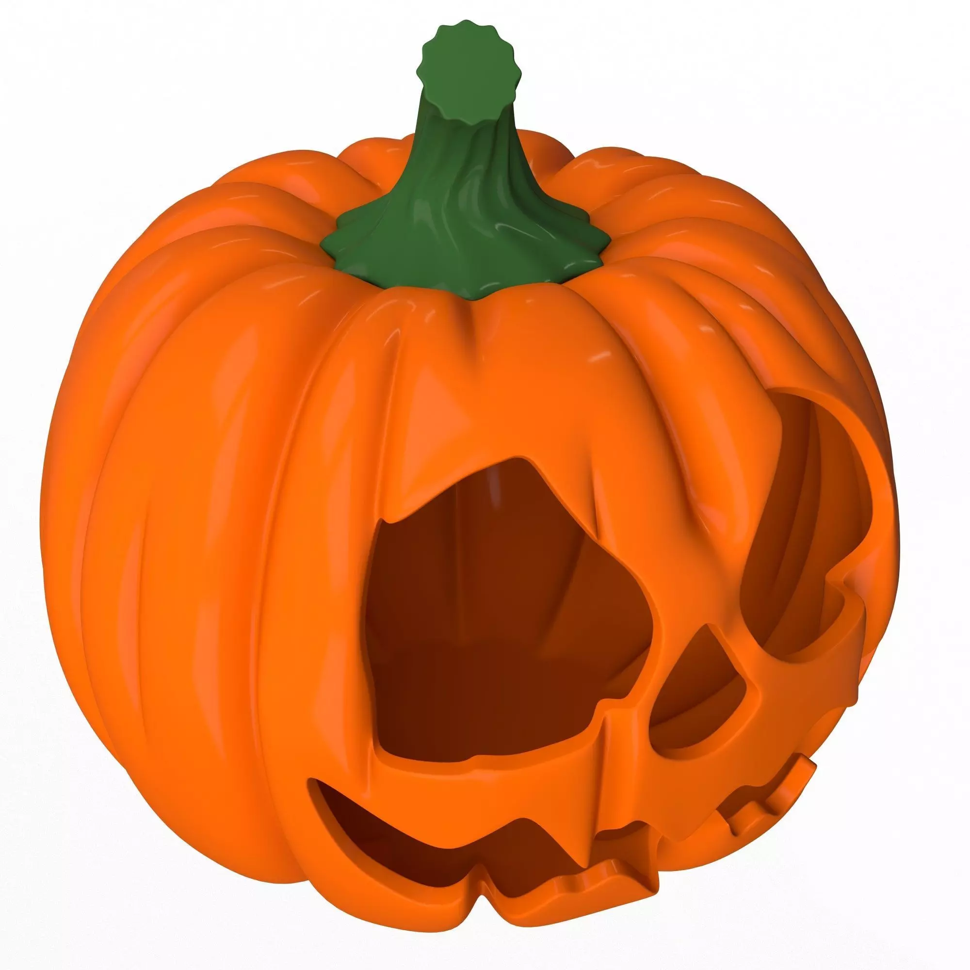 Pumpkin Monster Halloween 3D print model_1