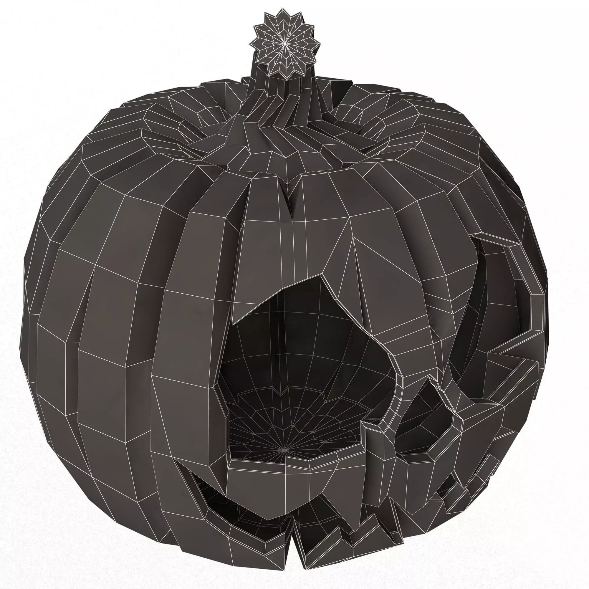 Pumpkin Monster Halloween 3D print model_13