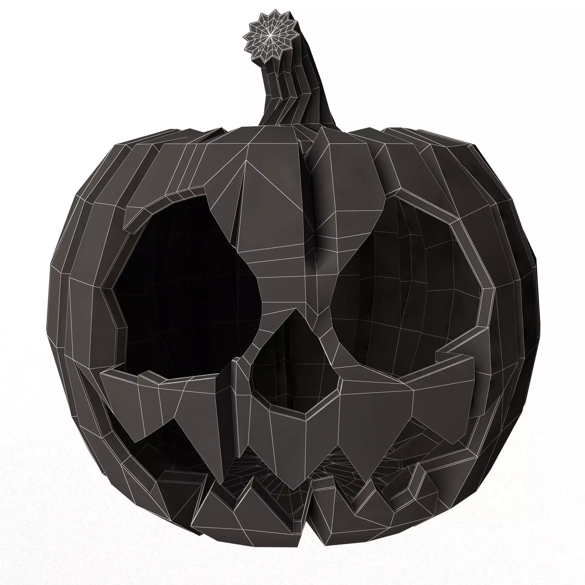 Pumpkin Monster Halloween 3D print model_12