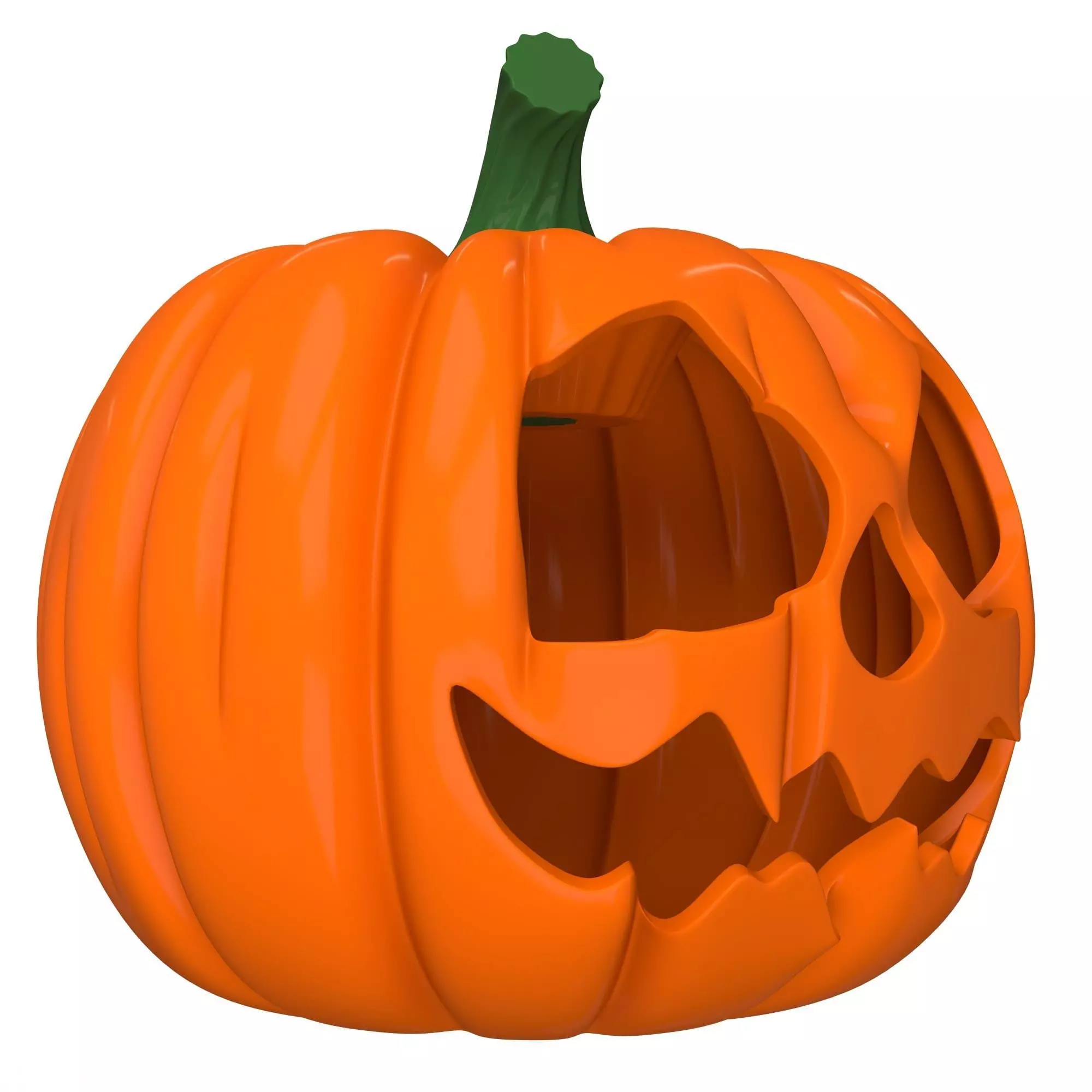 Pumpkin Monster Halloween 3D print model_3