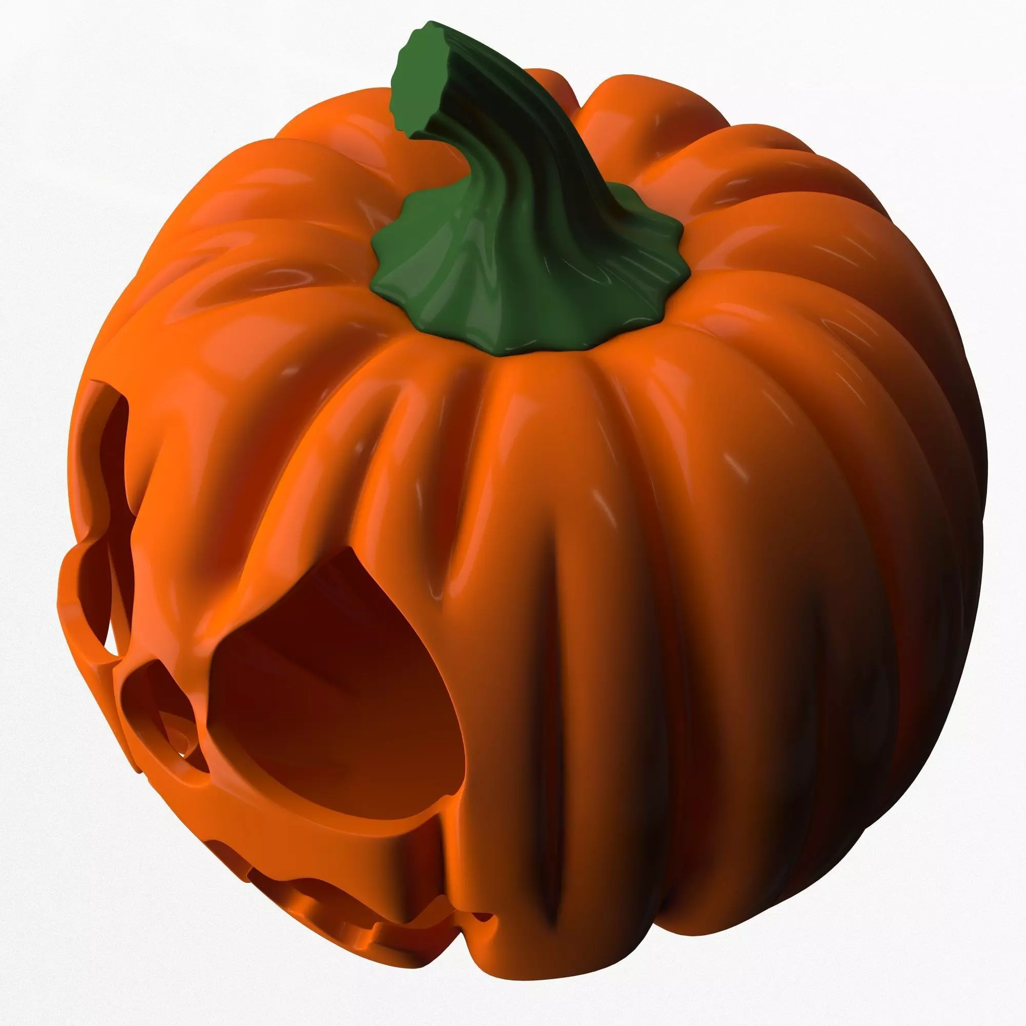 Pumpkin Monster Halloween 3D print model_4
