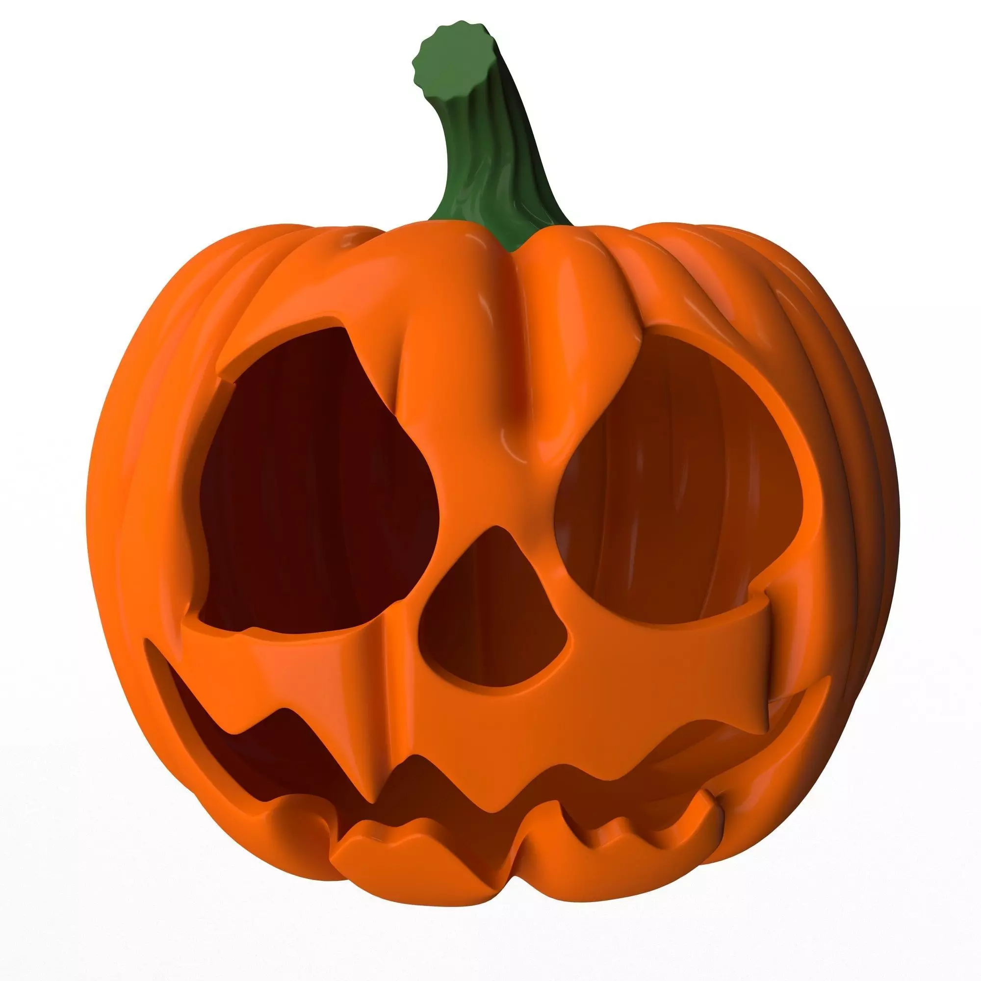 Pumpkin Monster Halloween 3D print model_0