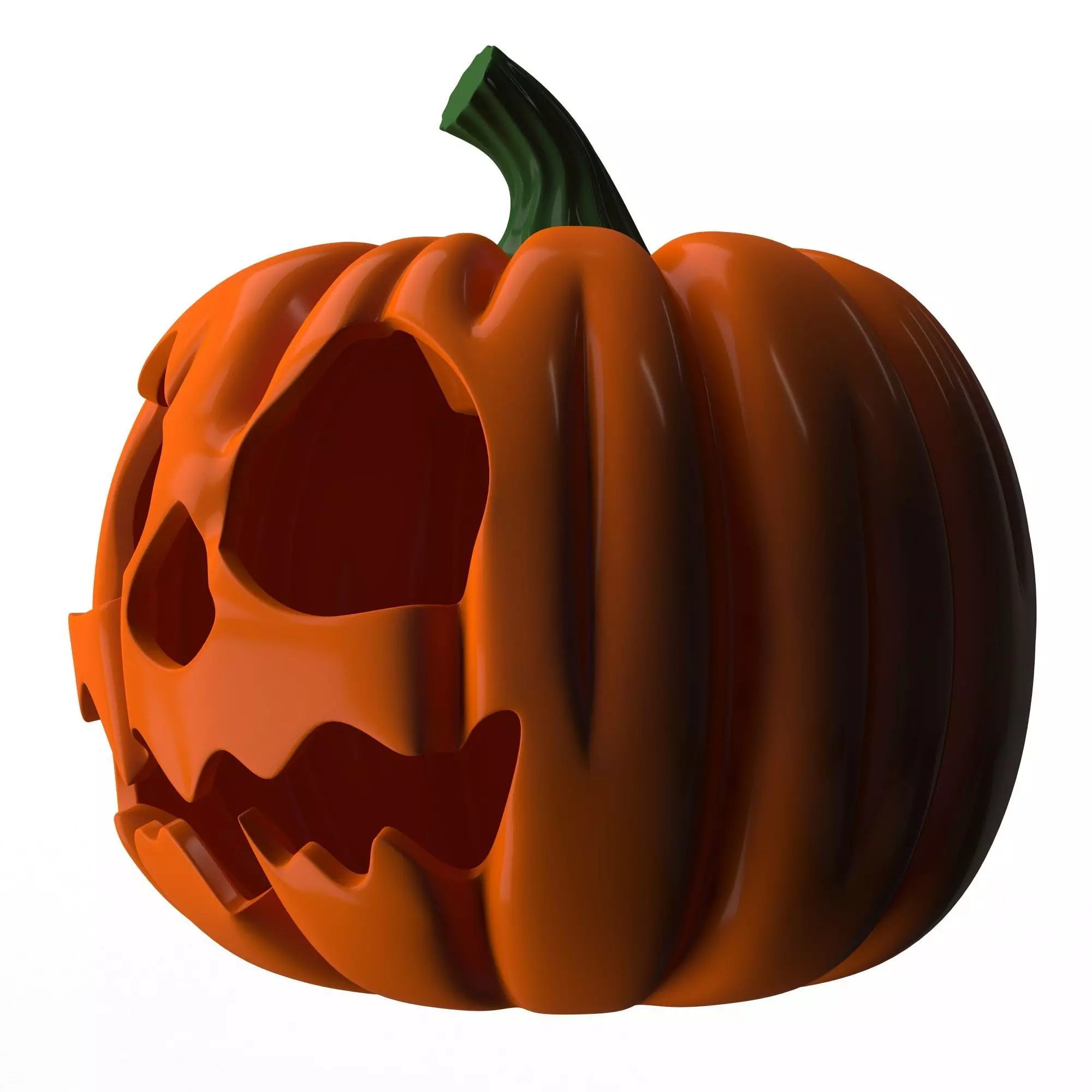 Pumpkin Monster Halloween 3D print model_2