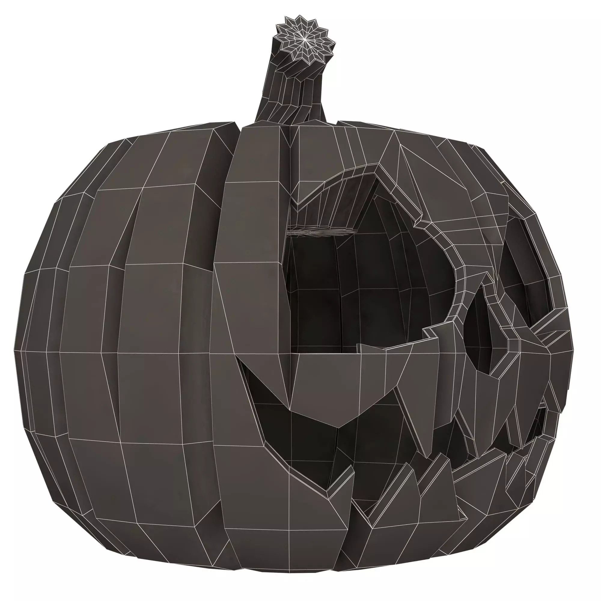 Pumpkin Monster Halloween 3D print model_15