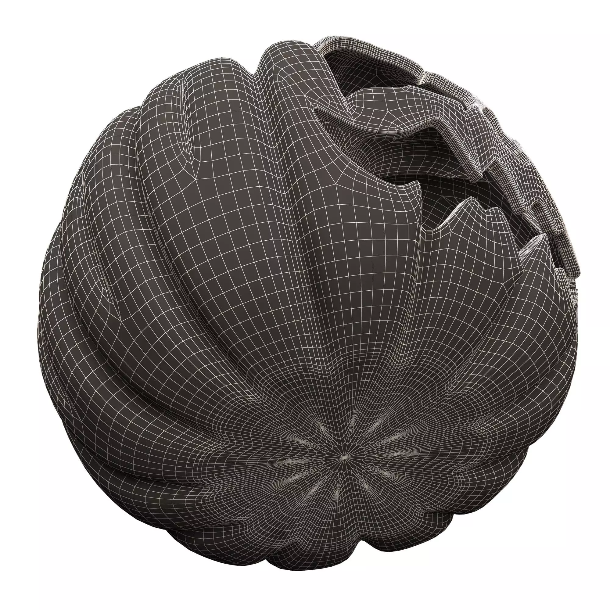 Pumpkin Monster Halloween 3D print model_11