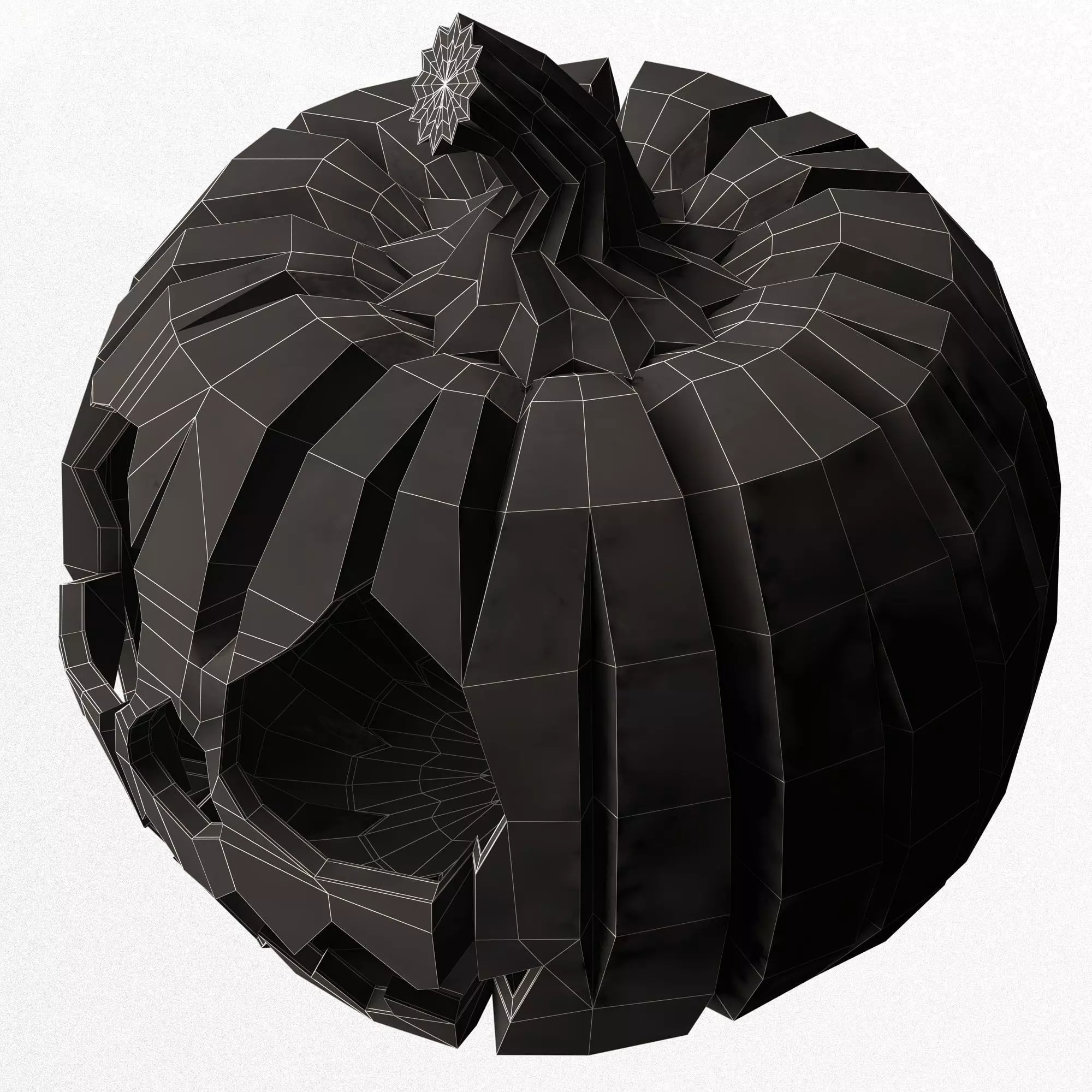 Pumpkin Monster Halloween 3D print model_16