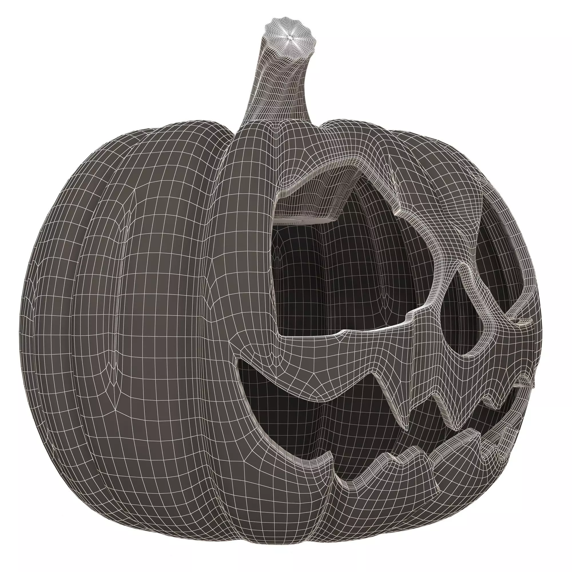 Pumpkin Monster Halloween 3D print model_9