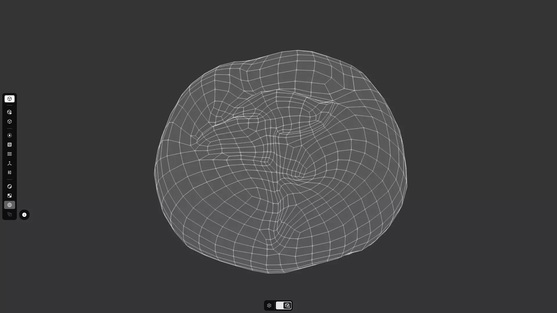 Bread Roll 5 Low-poly 3D model_6