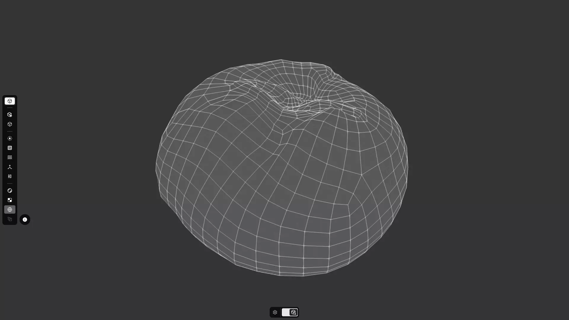 Bread Roll 5 Low-poly 3D model_2