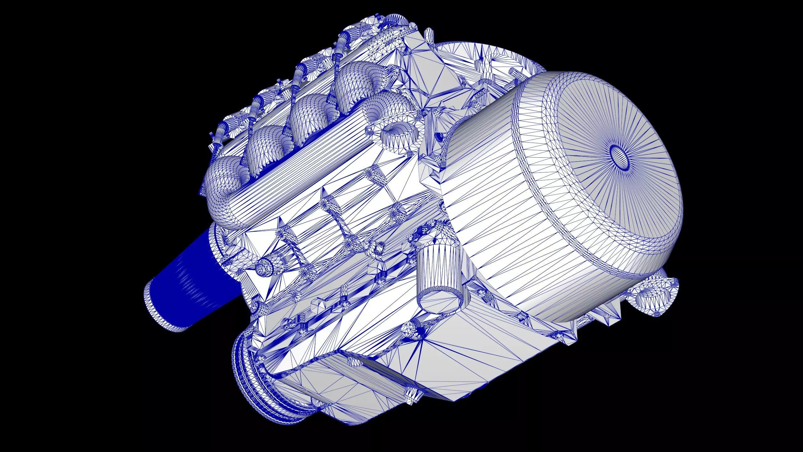 Chevy LS3 V8 Engine 3D model_15