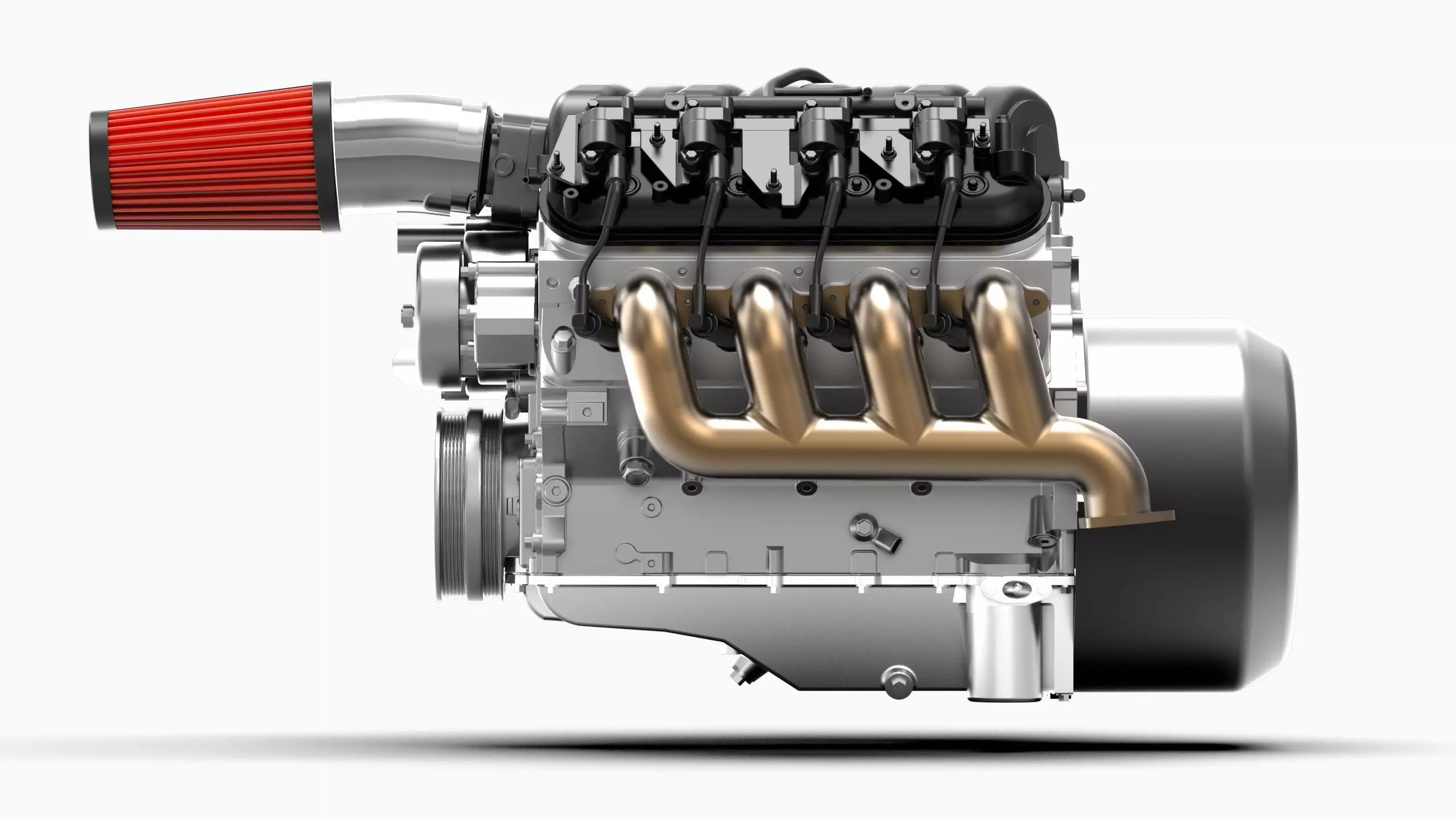 Chevy LS3 V8 Engine 3D model_3