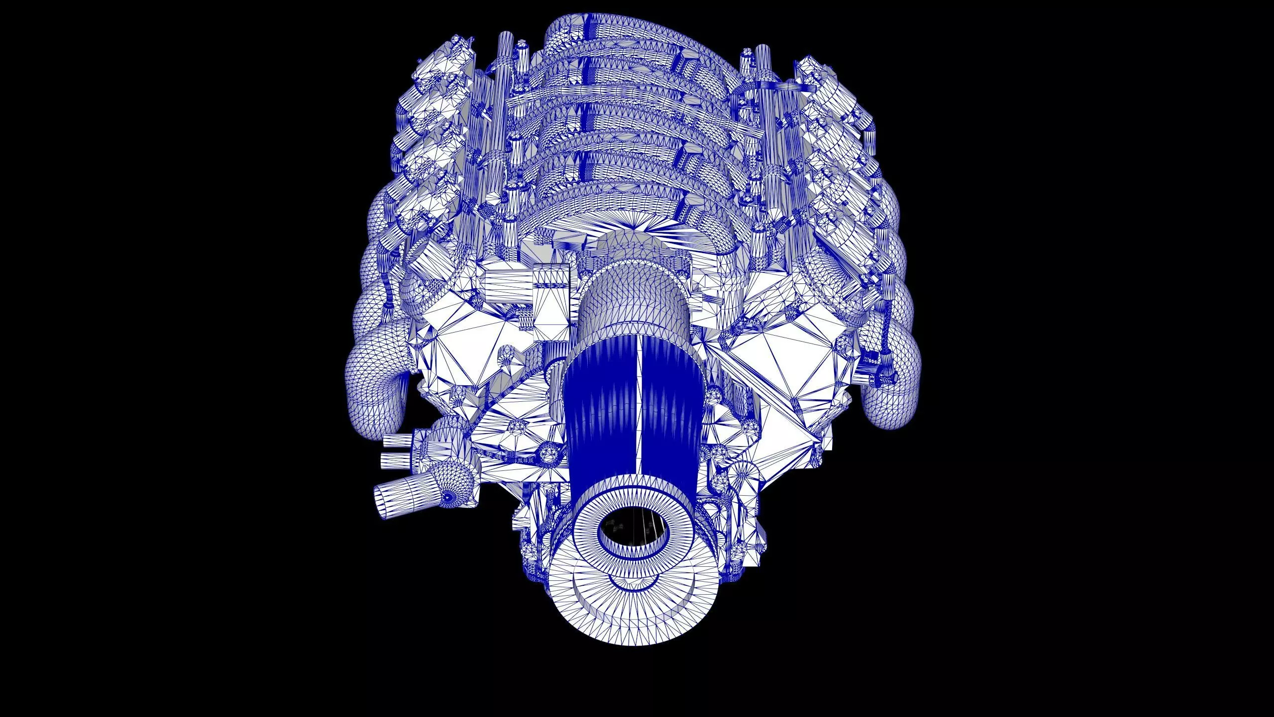 Chevy LS3 V8 Engine 3D model_12