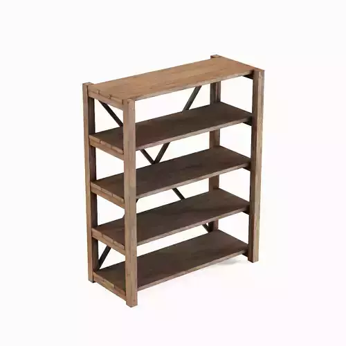 Wide Pottery Shelf B 05