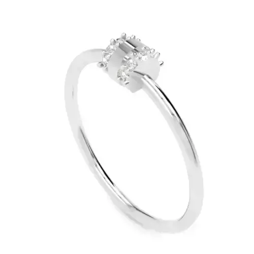 Double Row Diamond Band - 14K Modern Gold Fine Jewellery 3D print model Double Row Diamond Band - 14K Modern Gold Fine Jewellery 3D print model