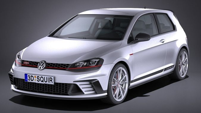 Volkswagen Golf GTI Clubsport S 2017 3D model