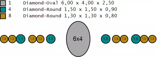 Oval Vintage Diamond Engagement Ring - Fine 14K Gold Jewellery 3D print model_15