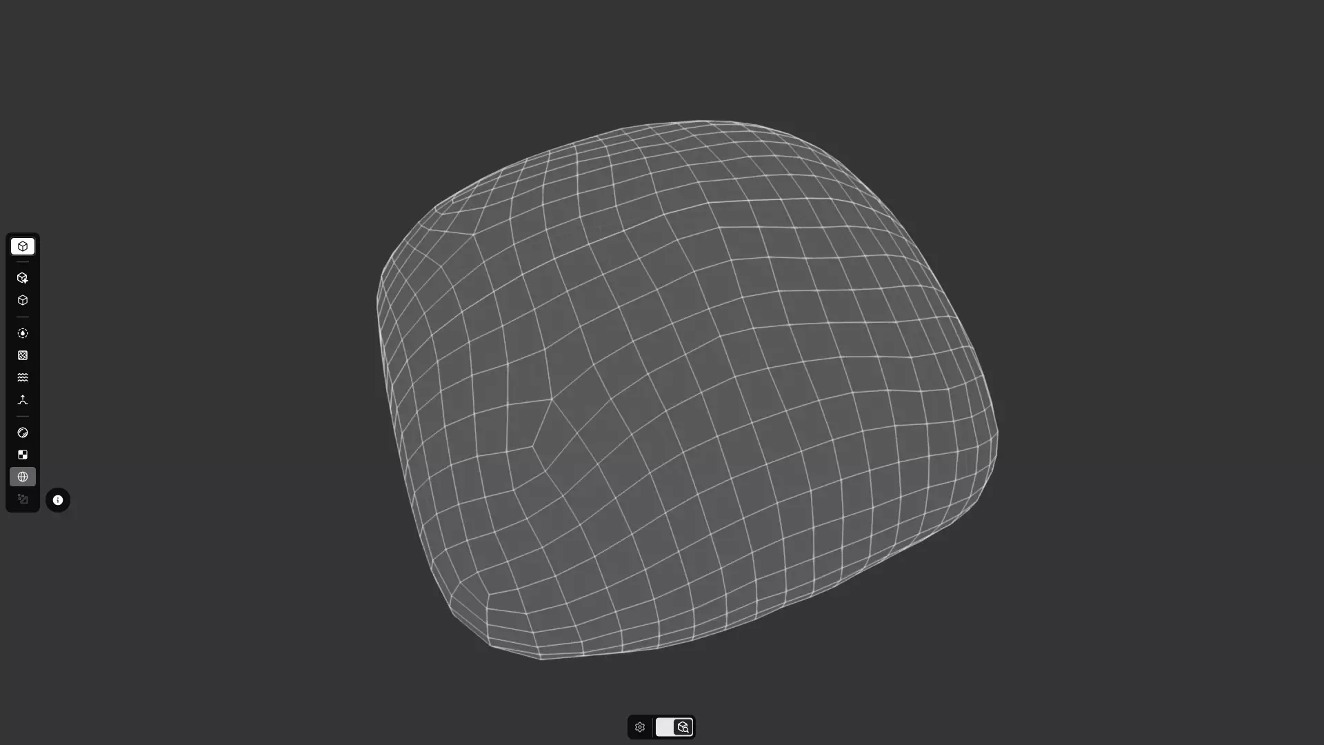 Ciabatta Low-poly 3D model_6