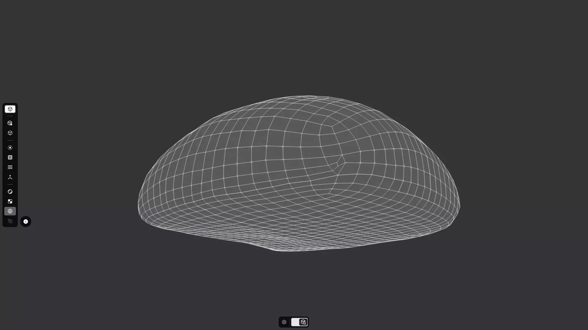 Ciabatta Low-poly 3D model_4